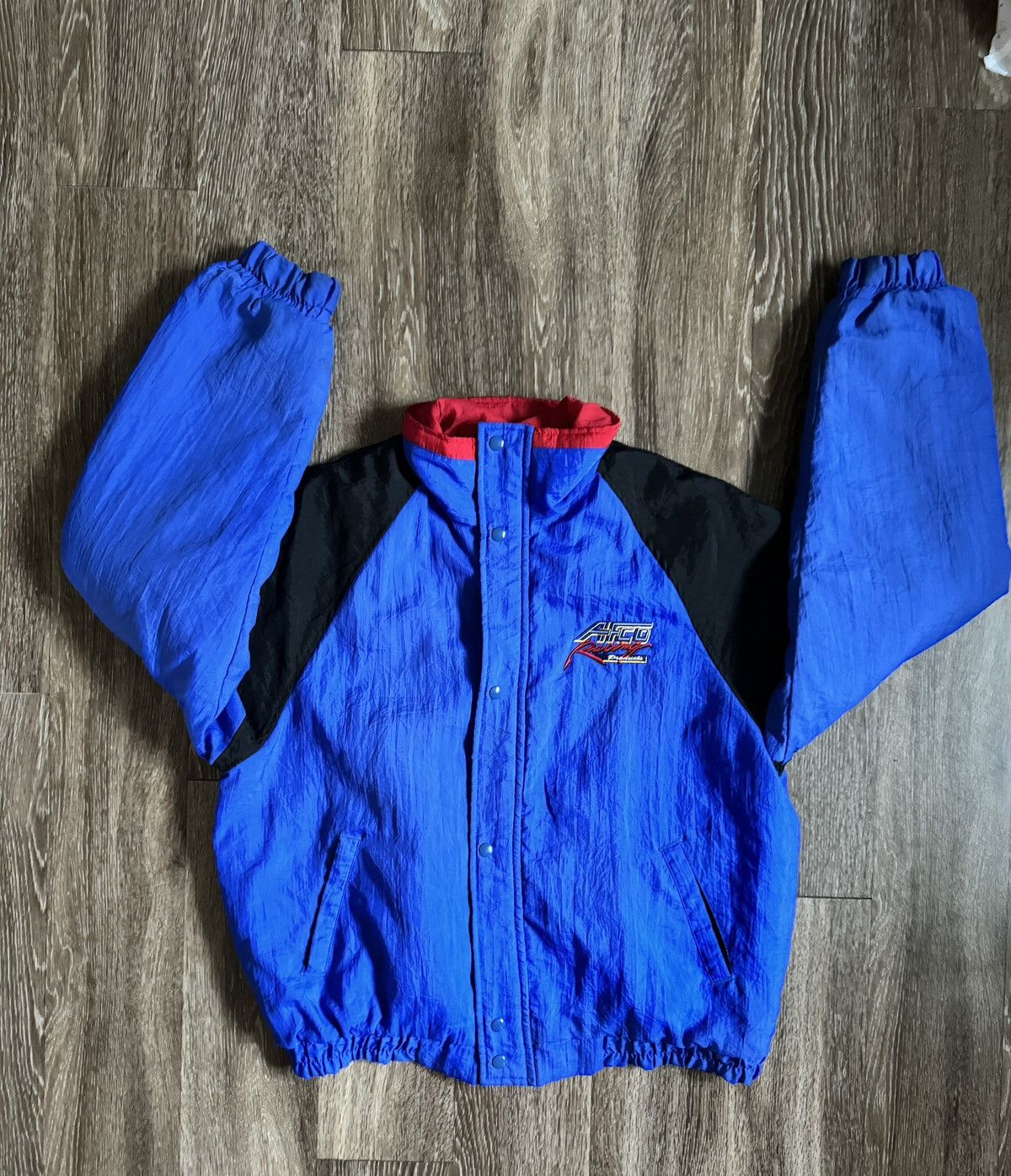 Other 1990s Vintage Racing Puffer Jacket. Size US XL / EU 56 / 4 - 2 Thumbnail