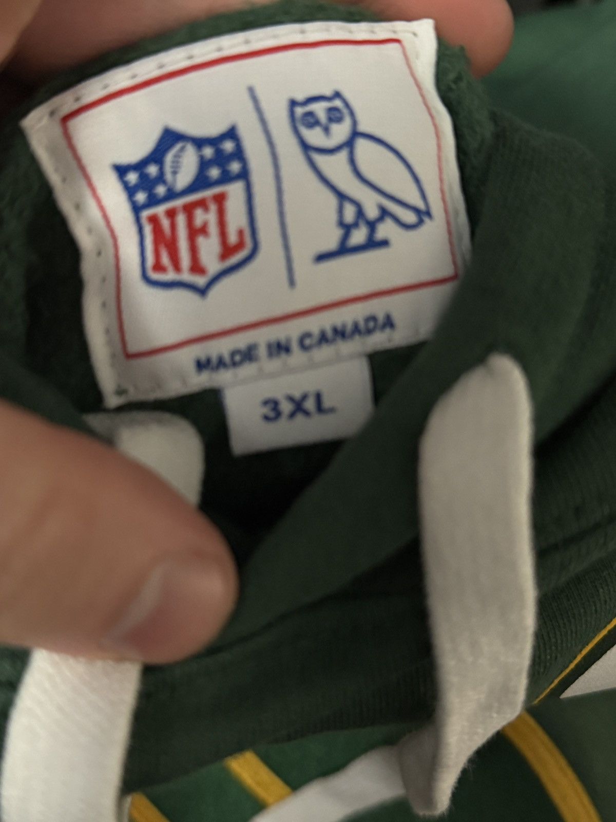 Drake OVO x NFL Green Bay Packers Icon Team OG Owl Hoodie XXXL Size US XXL / EU 58 / 5 - 11 Thumbnail