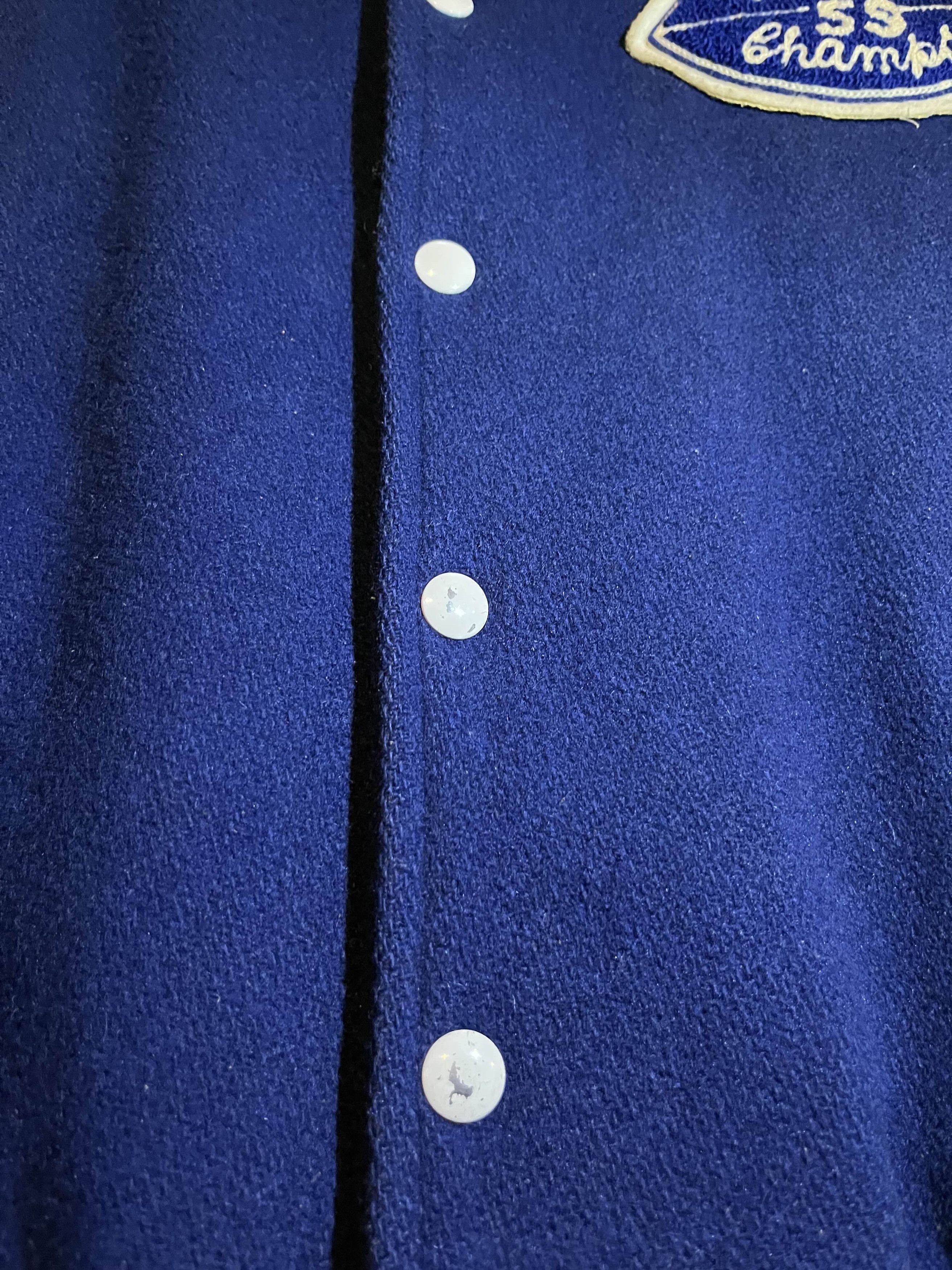 Vintage Vintage 50s Brill Bros Milwaukee Letterman Varsity Jacket Size US M / EU 48-50 / 2 - 3 Thumbnail