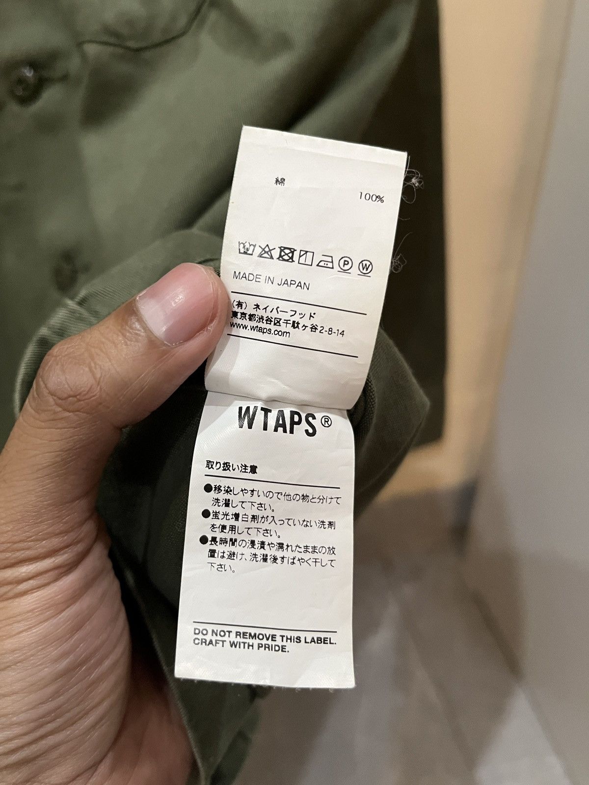 Wtaps Wtaps Buds Ls Shirt Cotton Twill 2017 Size US L / EU 52-54 / 3 - 8 Thumbnail