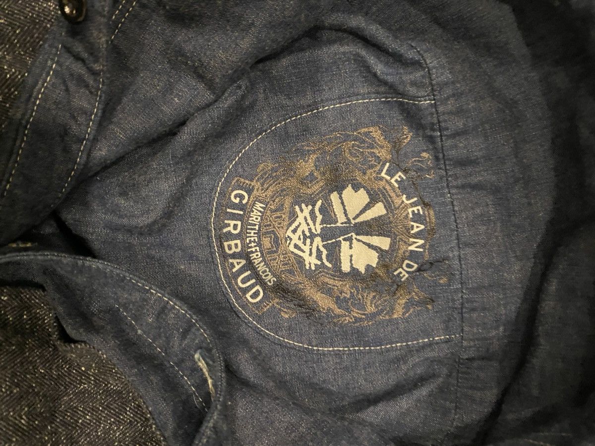 Marithe + Francois Girbaud Marithe Francois Girbaud Patch Denim Shirt Size US M / EU 48-50 / 2 - 6 Thumbnail