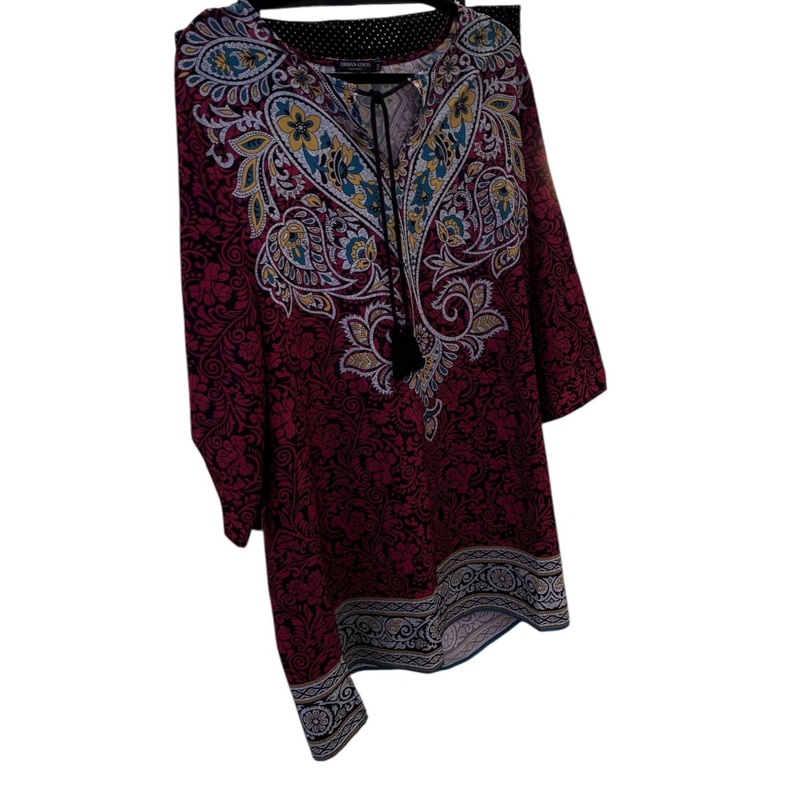 & Other Stories Urban Coco Red Asian Inspired Blouse NWT - XXL Size XXL / US 16-18 / IT 52-54 - 3 Thumbnail