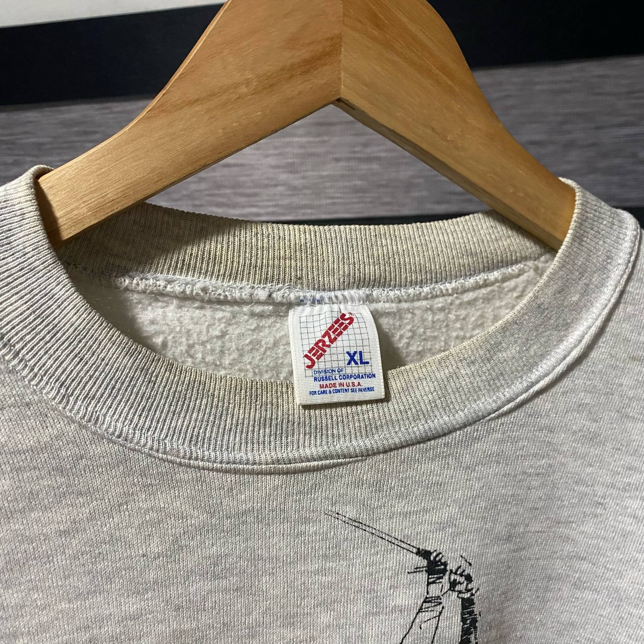 Jerzees Vintage 90s Golf Sweatshirt Size US XL / EU 56 / 4 - 3 Thumbnail