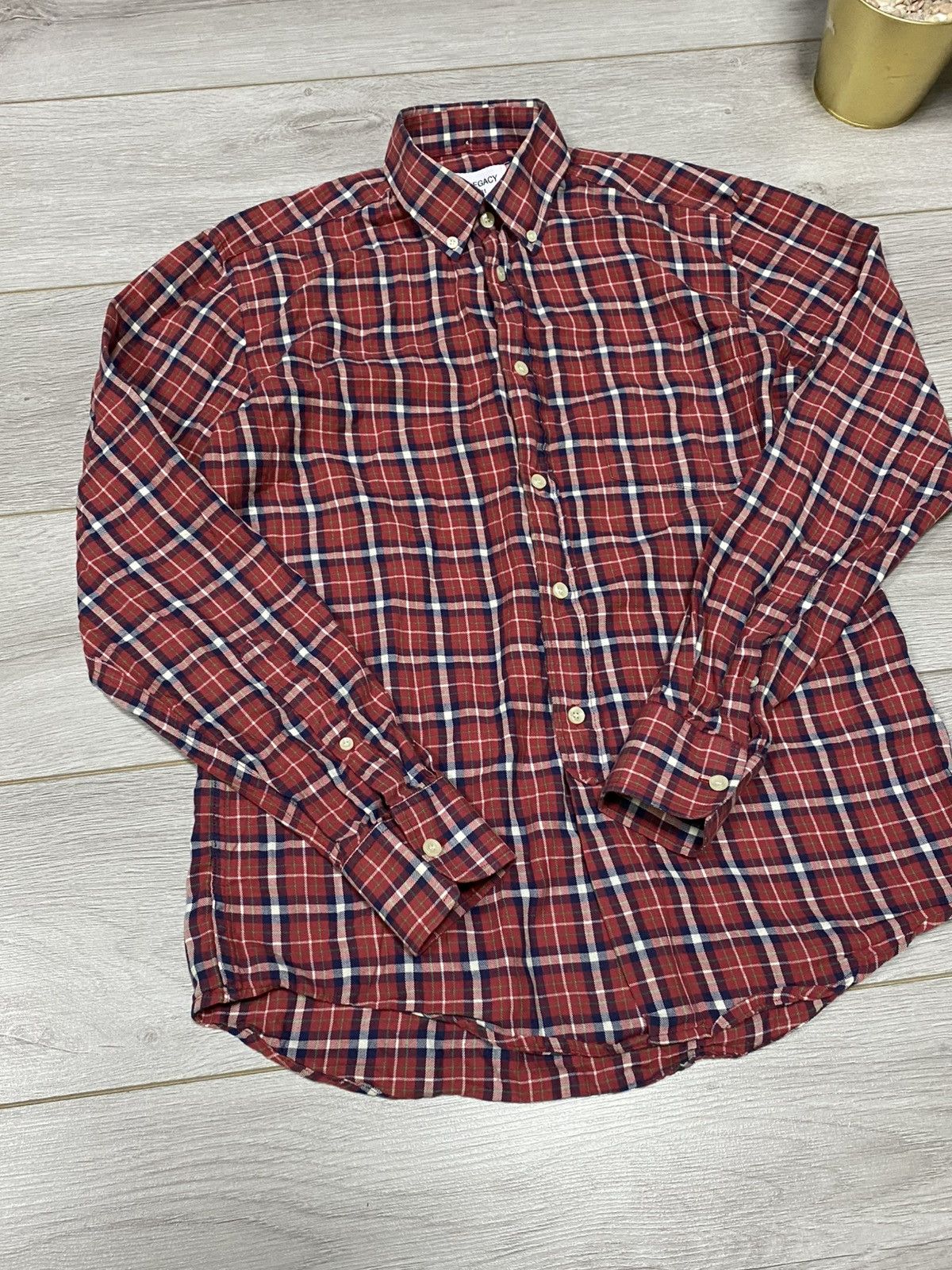 Our Legacy Our Legacy vintage flannel overshot shirt buttons Size US S / EU 44-46 / 1 - 1 Thumbnail