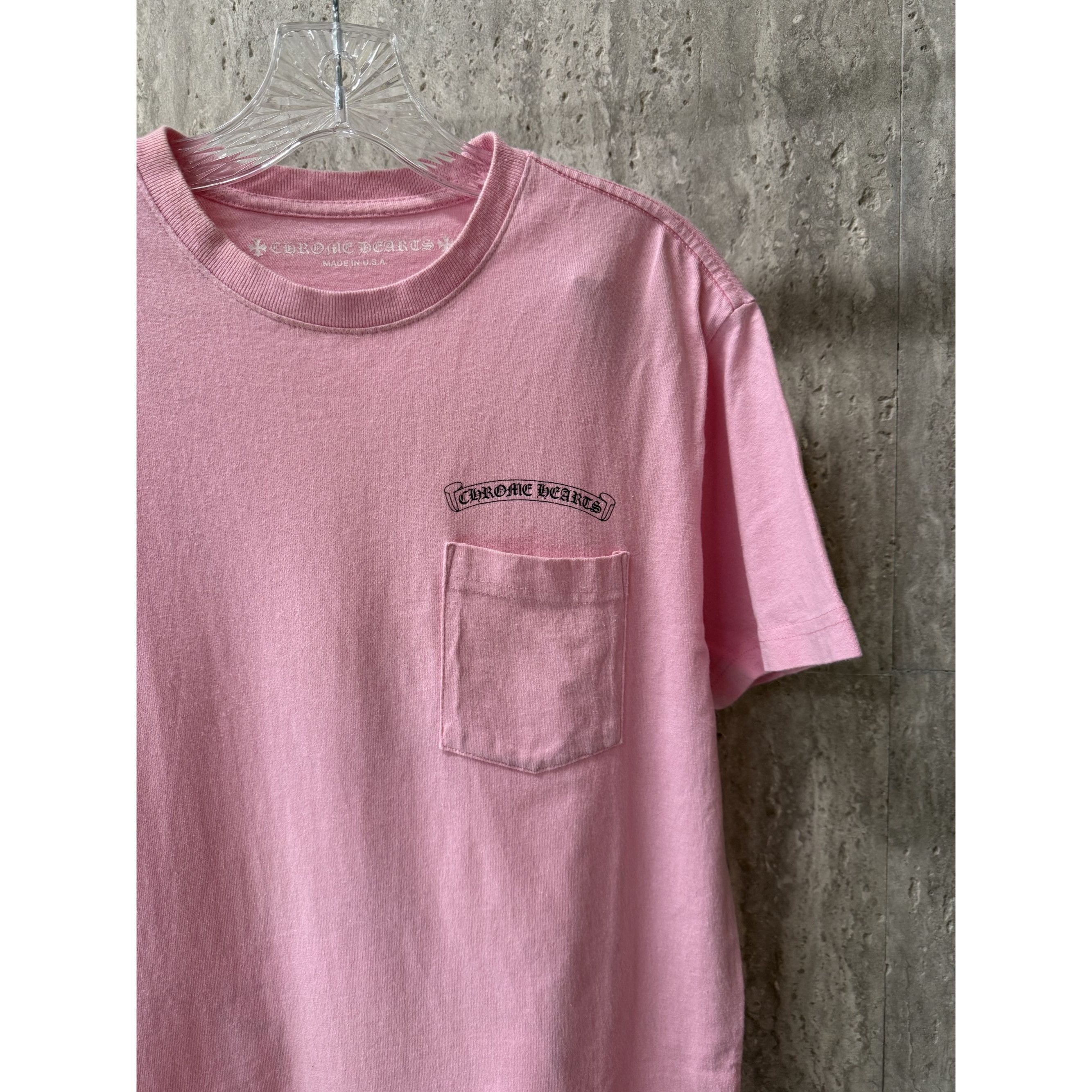 Chrome Hearts Chrome Hearts Pink Graphic T-Shirt W/ Pocket "Vanity Affair" Size S / US 4 / IT 40 - 11 Thumbnail