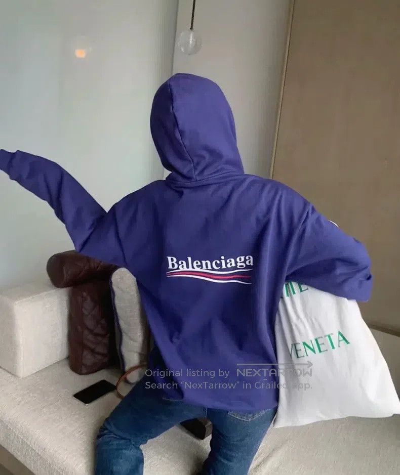 Balenciaga Balenciaga Original Wave Hoodie Size US S / EU 44-46 / 1 - 6 Thumbnail