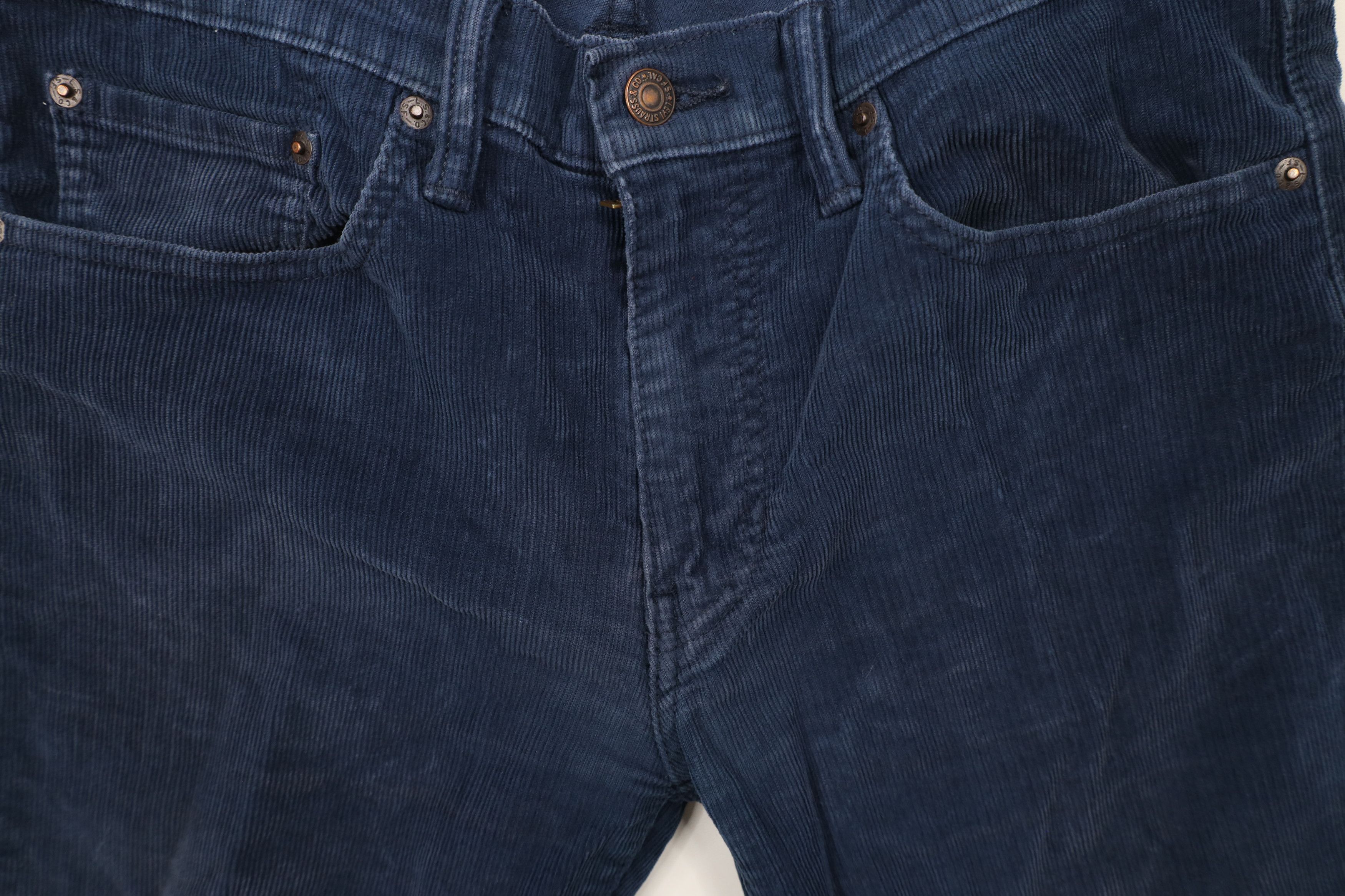 Levi's × Vintage Vintage Y2K Levis 511 Slim Fit Corduroy Chino Pants Blue Size US 32 / EU 48 - 8 Thumbnail