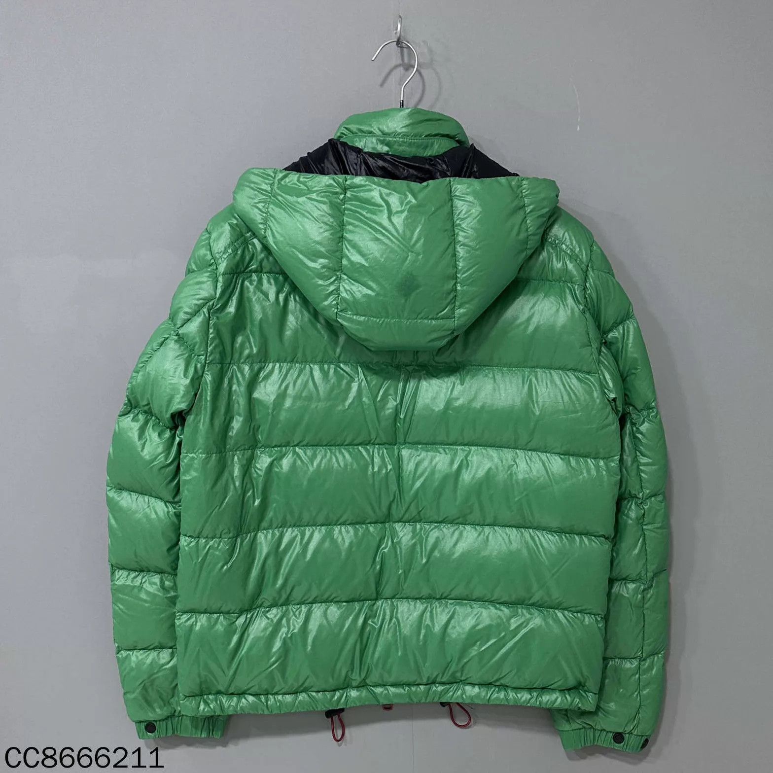 Moncler Moncler Green Big Logo Hooded Down Jacket 2 Size XS / US 0-2 / IT 36-38 - 3 Thumbnail