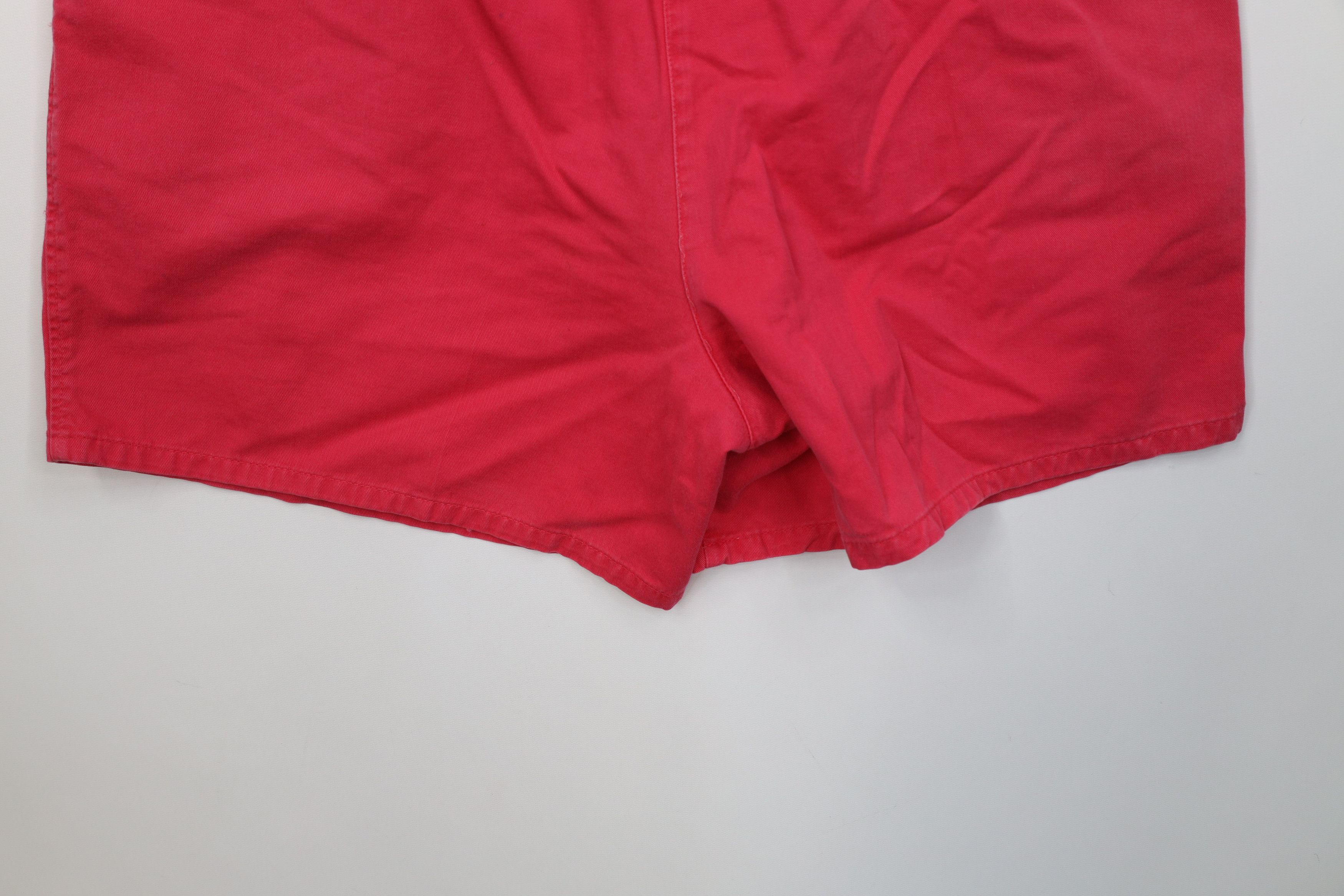 Vintage Vintage 90s Streetwear Above Knee Chino Shorts Pink Cotton Size US 38 / EU 54 - 10 Thumbnail