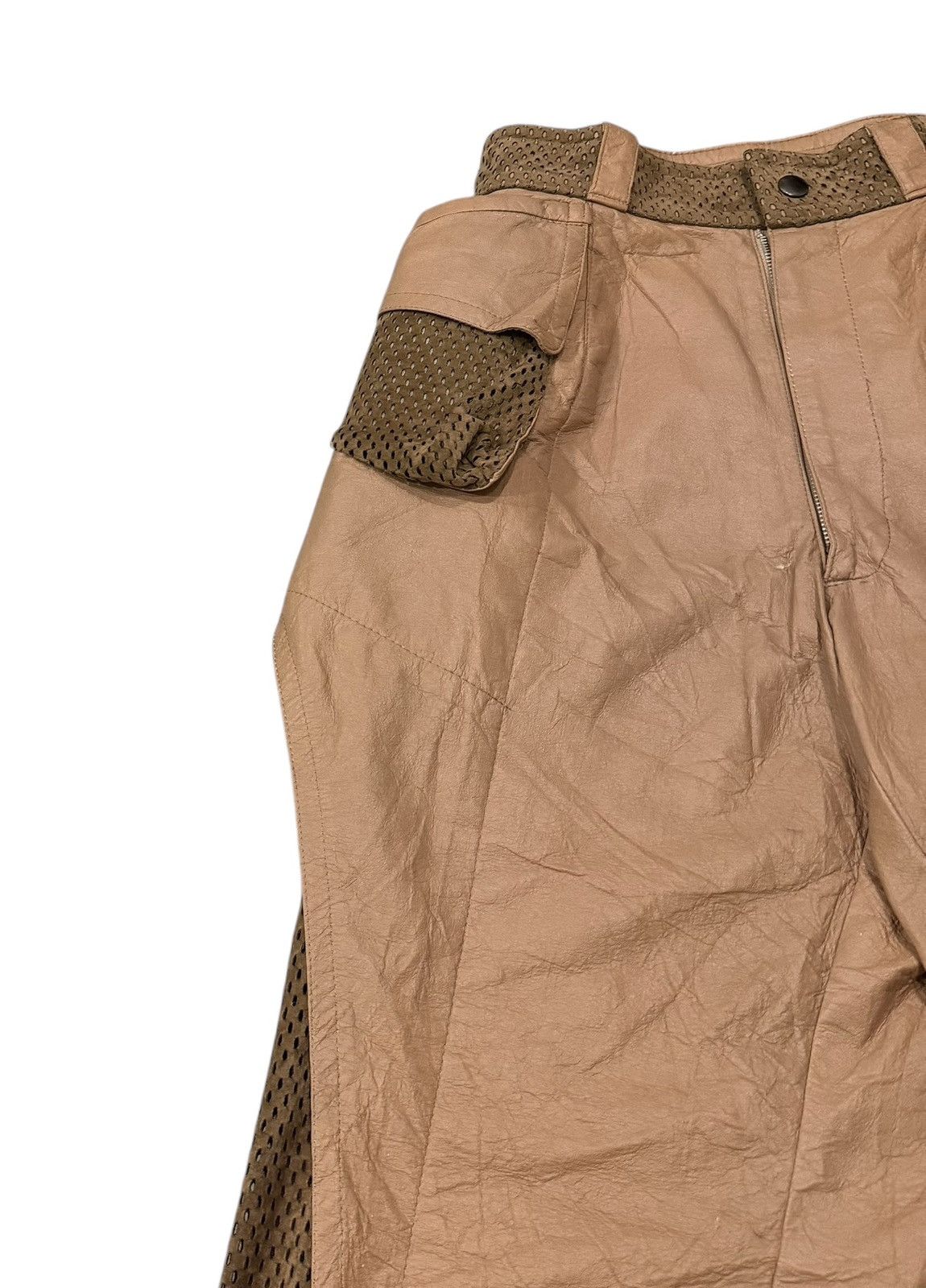Vintage Kansai International Leather Like Polytab Rayon Pant
