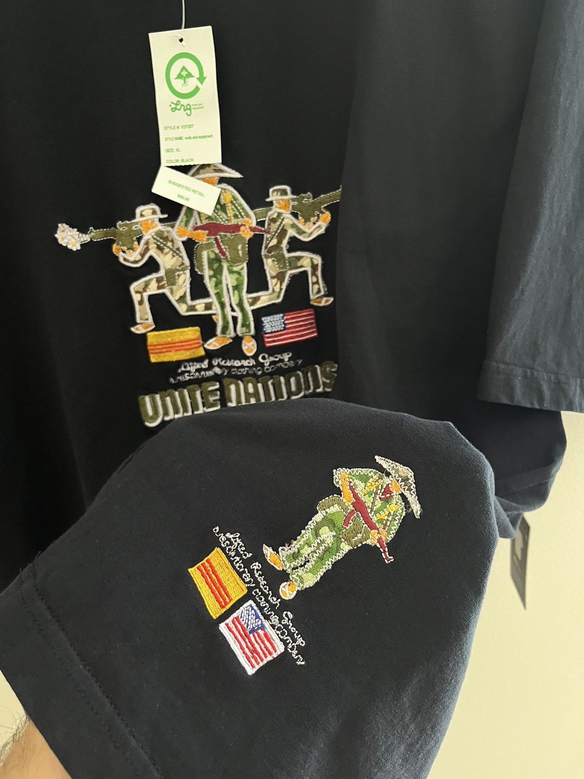 LRG NEW Vintage Y2K Lrg Skateboards United Nations T-Shirt Size US XL / EU 56 / 4 - 7 Thumbnail
