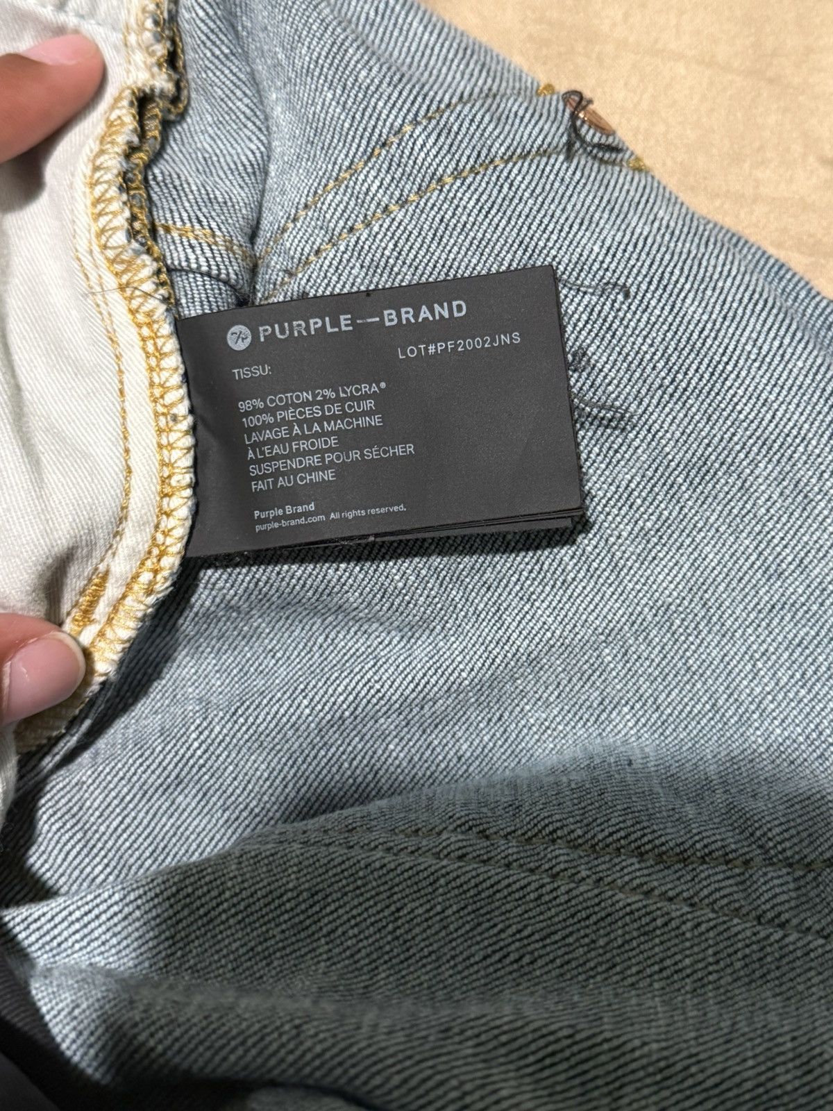 Purple Brand Half black half blue denim Purple Jeans Size 30 Size US 30 / EU 46 - 10 Thumbnail