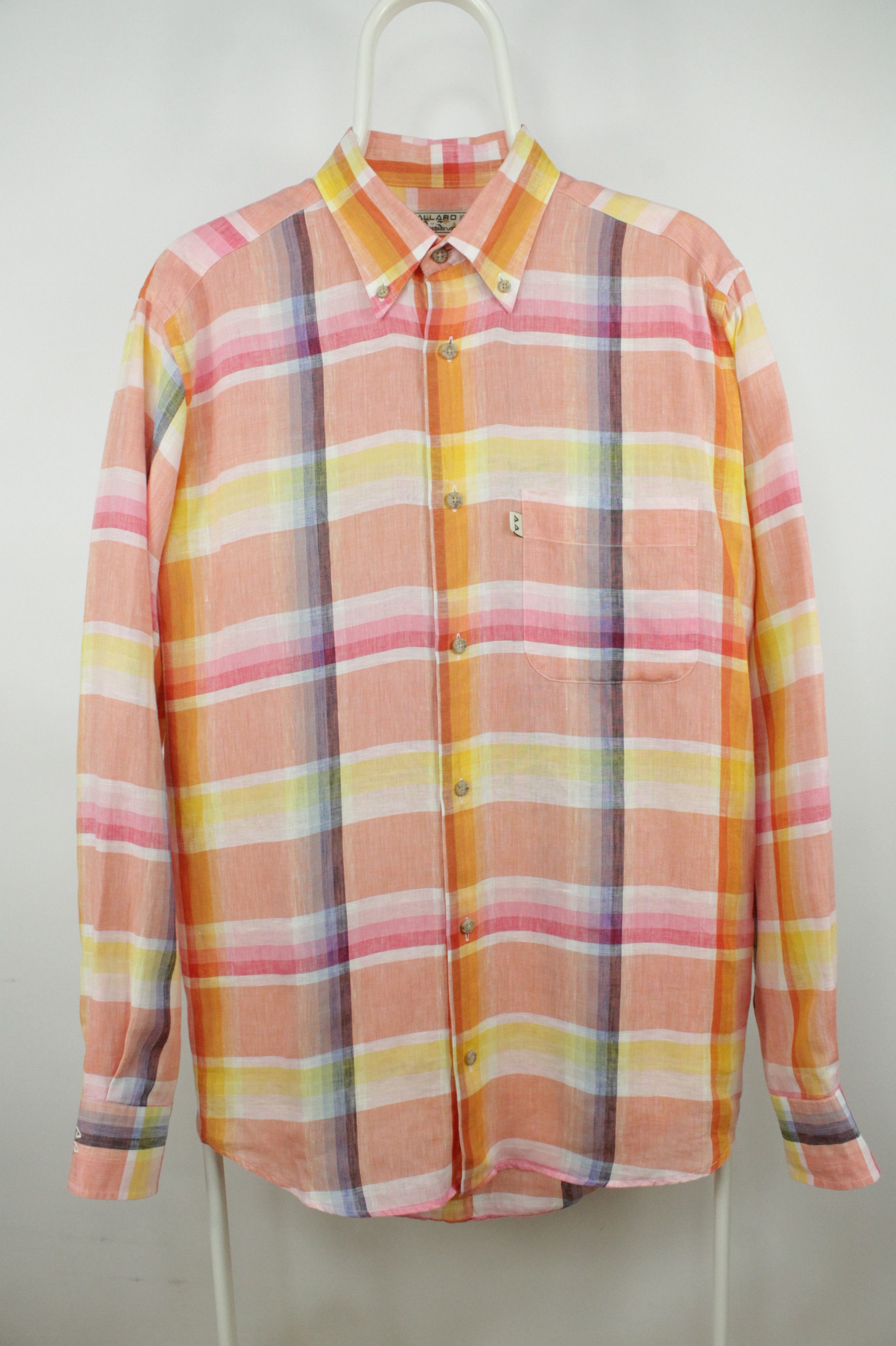 Other AAllard de Megeve Relax Fit Multicolor Linen Shirt Size US M / EU 48-50 / 2 - 1 Thumbnail