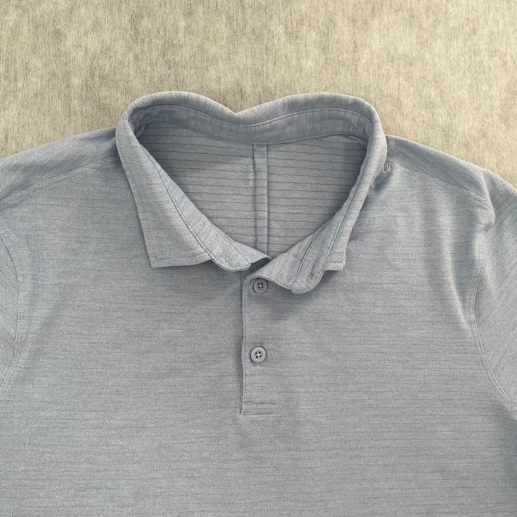 Lululemon Lululemon Tech Polo Shirt Mens Medium Blue Short Sleeve Logo Breathable Lightweight Athletic Size US M / EU 48-50 / 2 - 3 Thumbnail