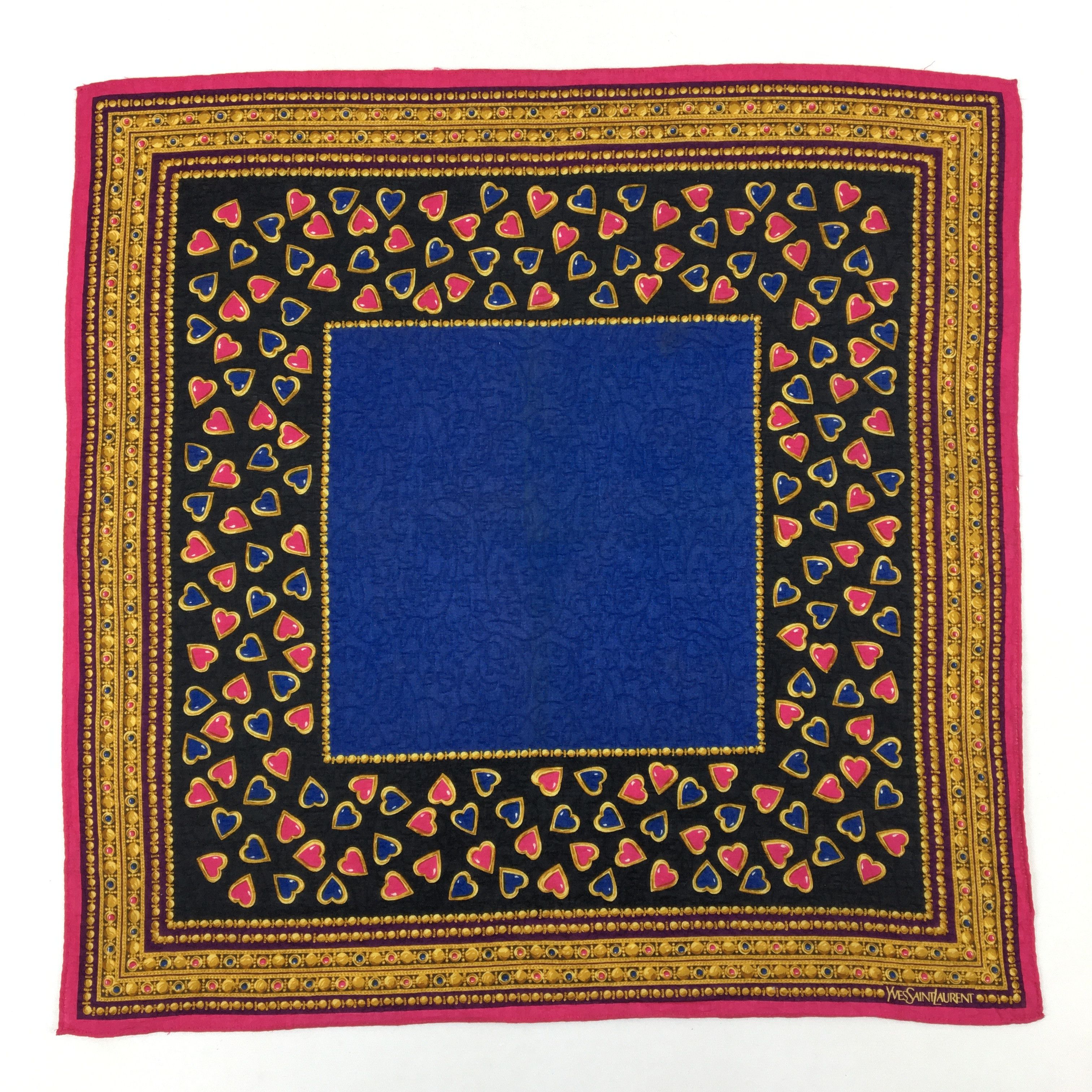Vintage × Yves Saint Laurent Vintage Yves Saint Laurent Handkerchief Neckerchief Bandana Size ONE SIZE - 2 Thumbnail