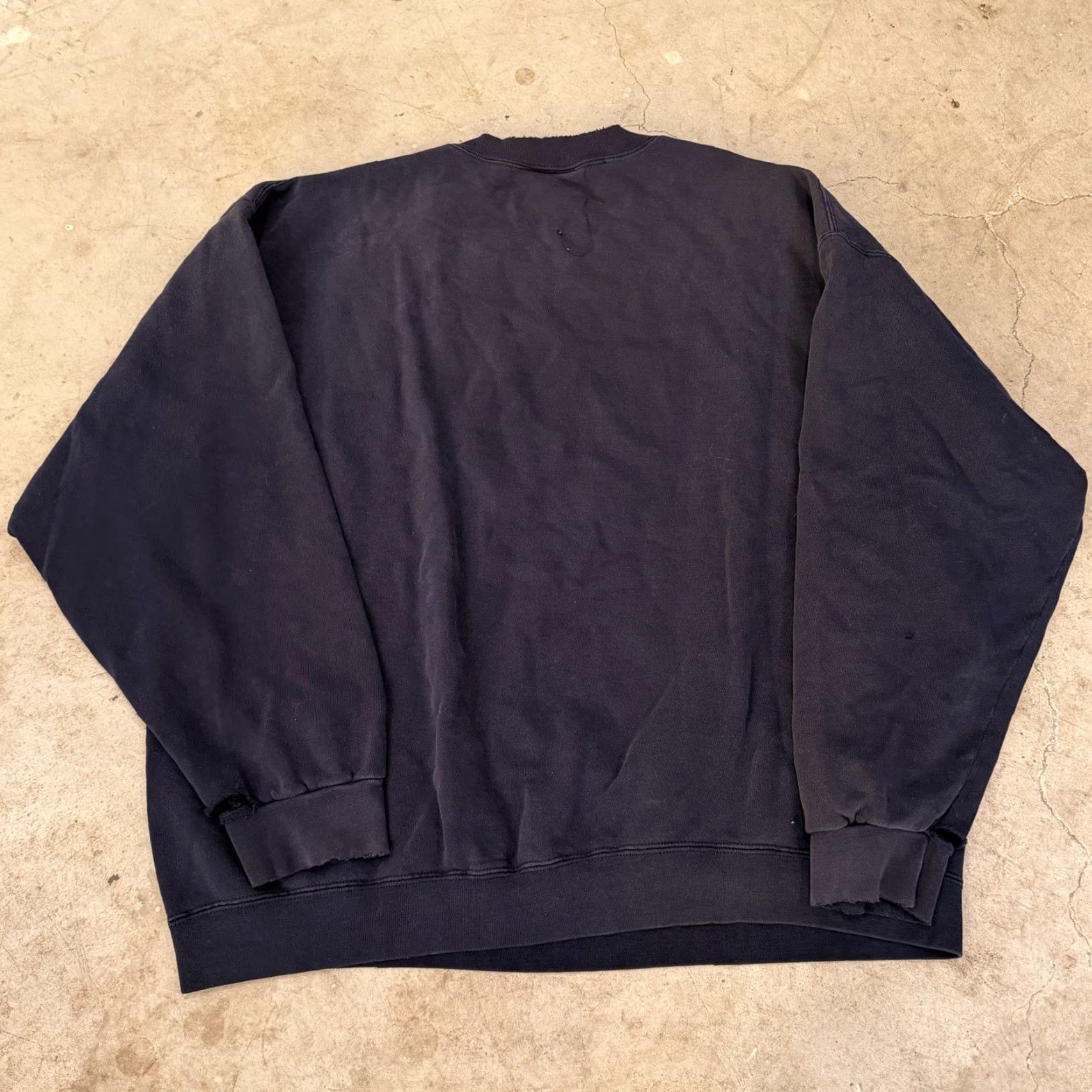 Aeropostale VINTAGE Aeropostale Sweatshirt Mens XL Crewneck Varsity Navy Blue Spell Out Size US XL / EU 56 / 4 - 3 Thumbnail