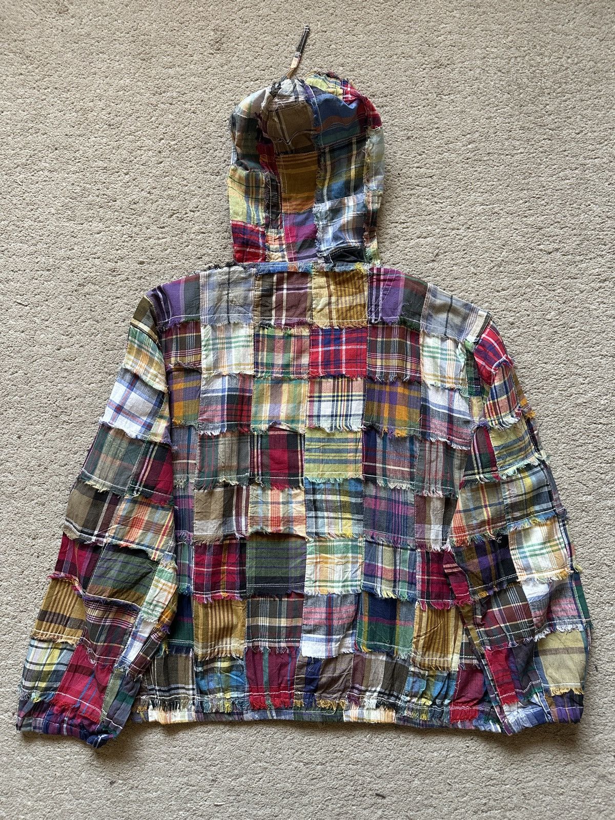Vintage Vintage Patchwork Lightweight Hoodie Size US L / EU 52-54 / 3 - 8 Thumbnail