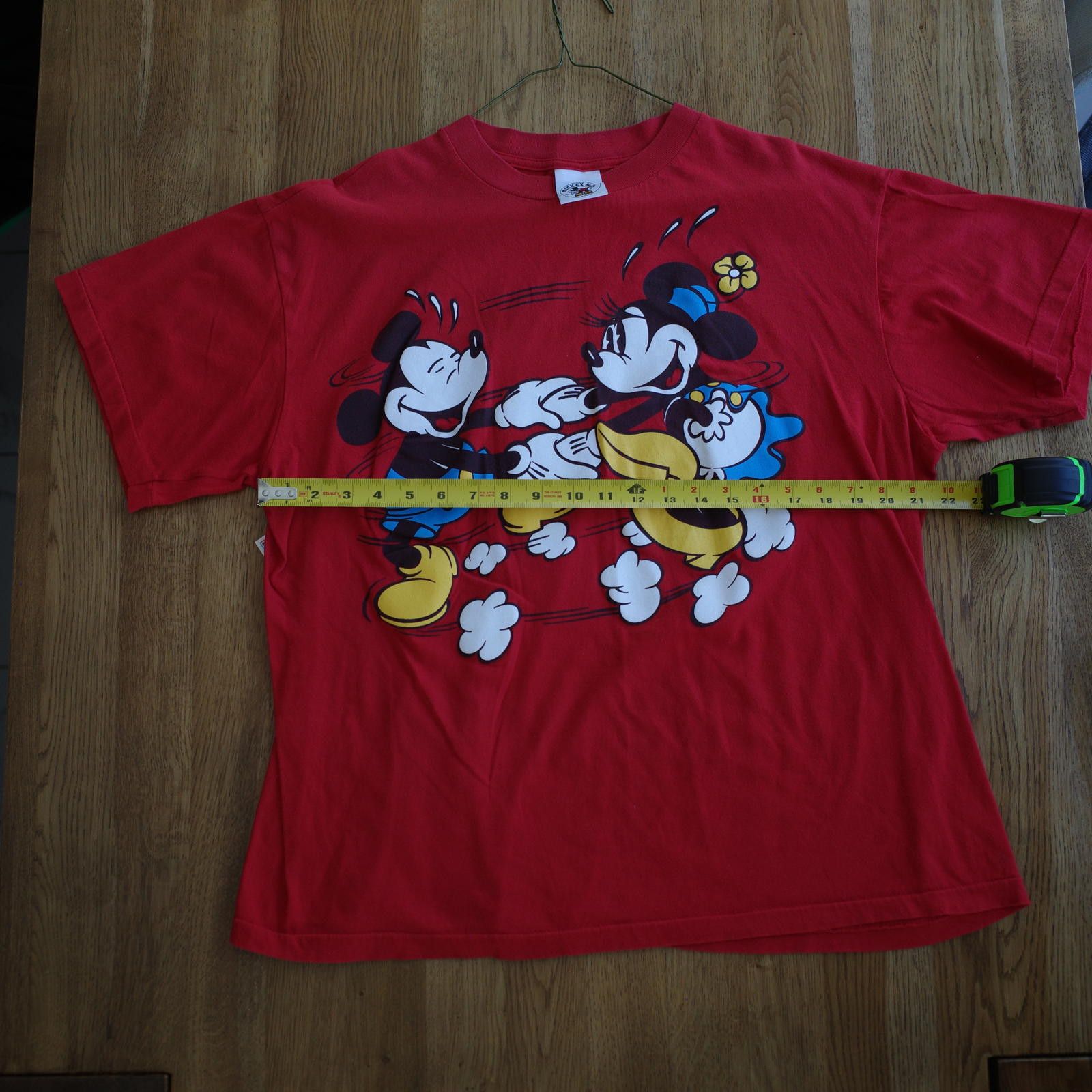 Disney Vintage Disney Mickey and Minnie Red T-Shirt Great Condition Size US L / EU 52-54 / 3 - 2 Thumbnail