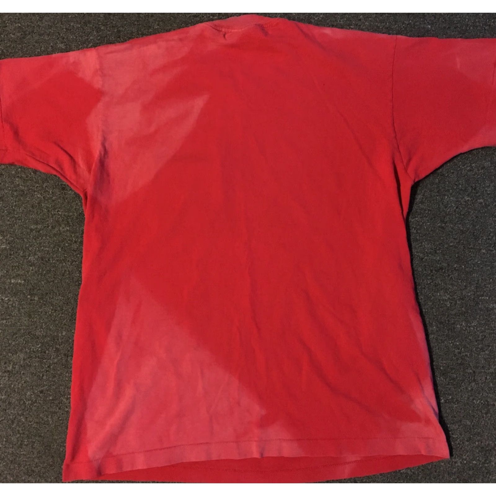 Vintage VINTAGE 90s Faded Distressed Shirt XL USA Single Stitch Grunge Surf Punk Skate Trend Basics Shirt Mens Red Pocket T-Shirt USA Grunge 90s XL Mens Size US XL / EU 56 / 4 - 6 Thumbnail