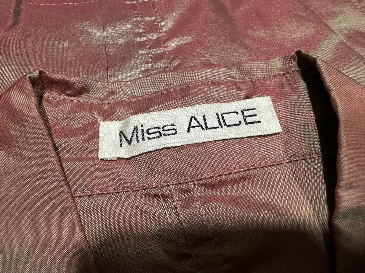 Japanese Brand 🔥Rare Y2K Miss Alice Cropped Shirt Iridescent Alice Auaa Size US S / EU 44-46 / 1 - 6 Thumbnail
