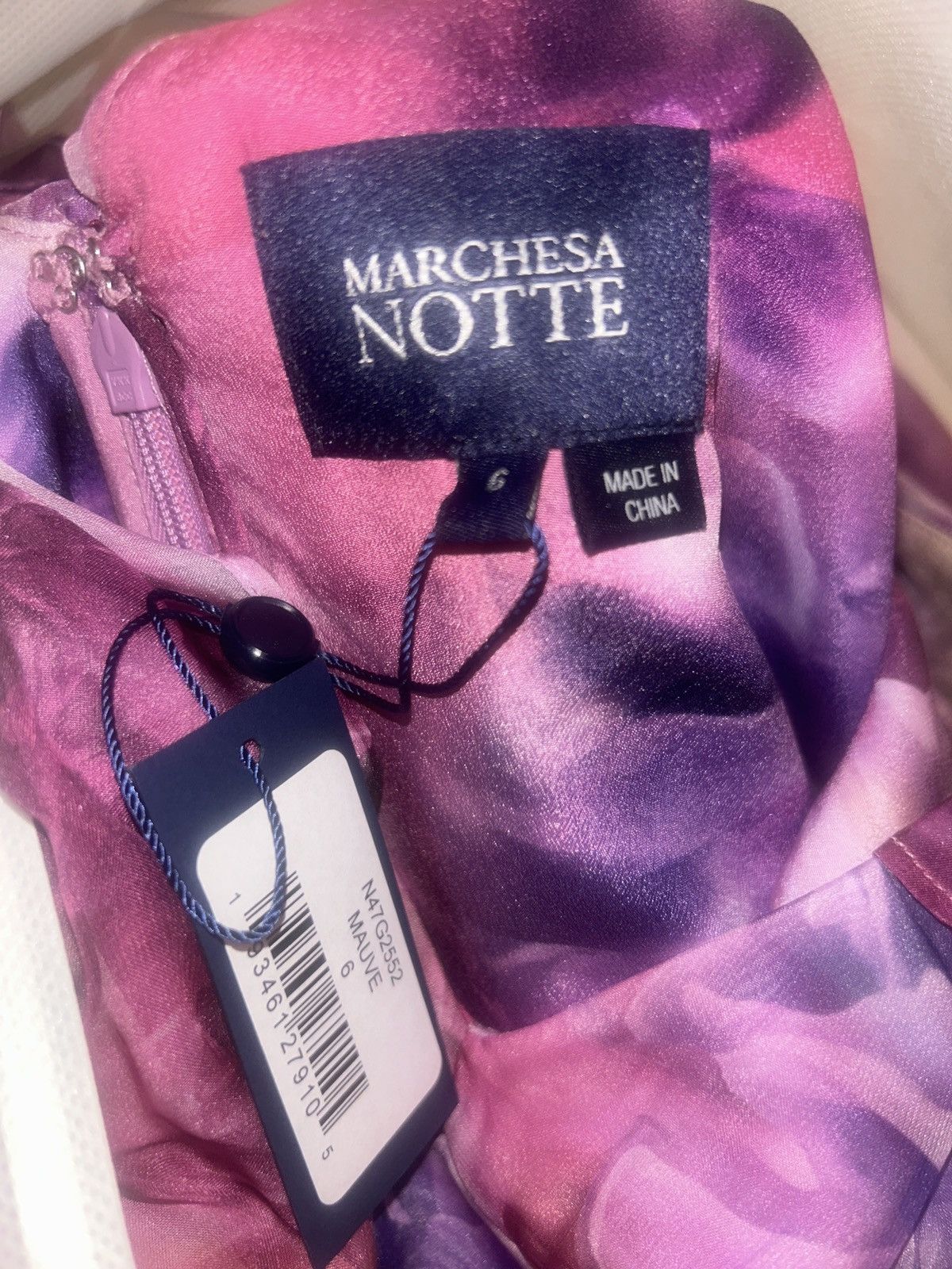 Marchesa MARCHESA NOTTE Ruffled bow-embellished Floral-print Gown Size M / US 6-8 / IT 42-44 - 7 Thumbnail