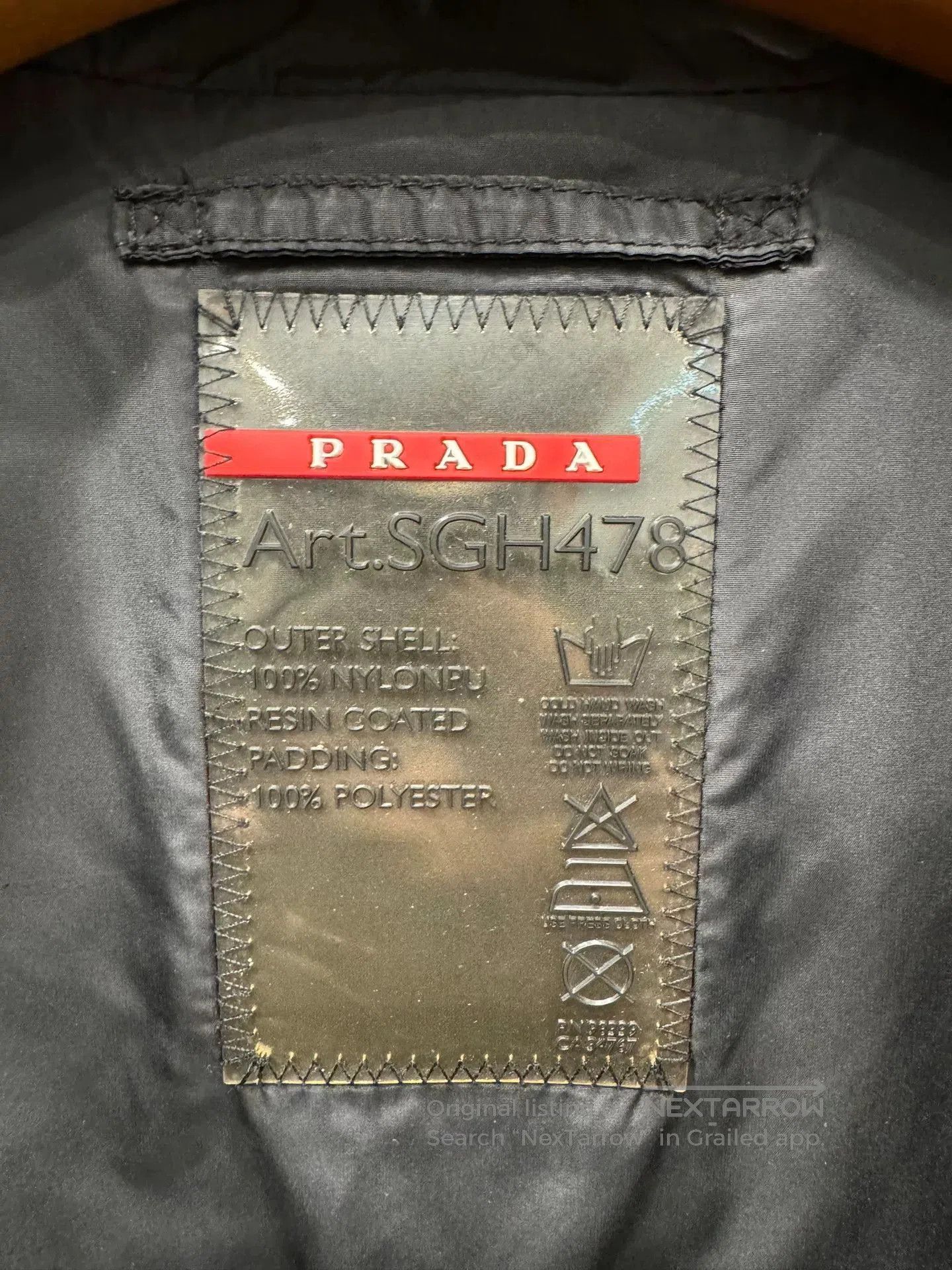 Prada PRADA Quilted Light Cotton Hooded Jacket. Size US L / EU 52-54 / 3 - 6 Thumbnail