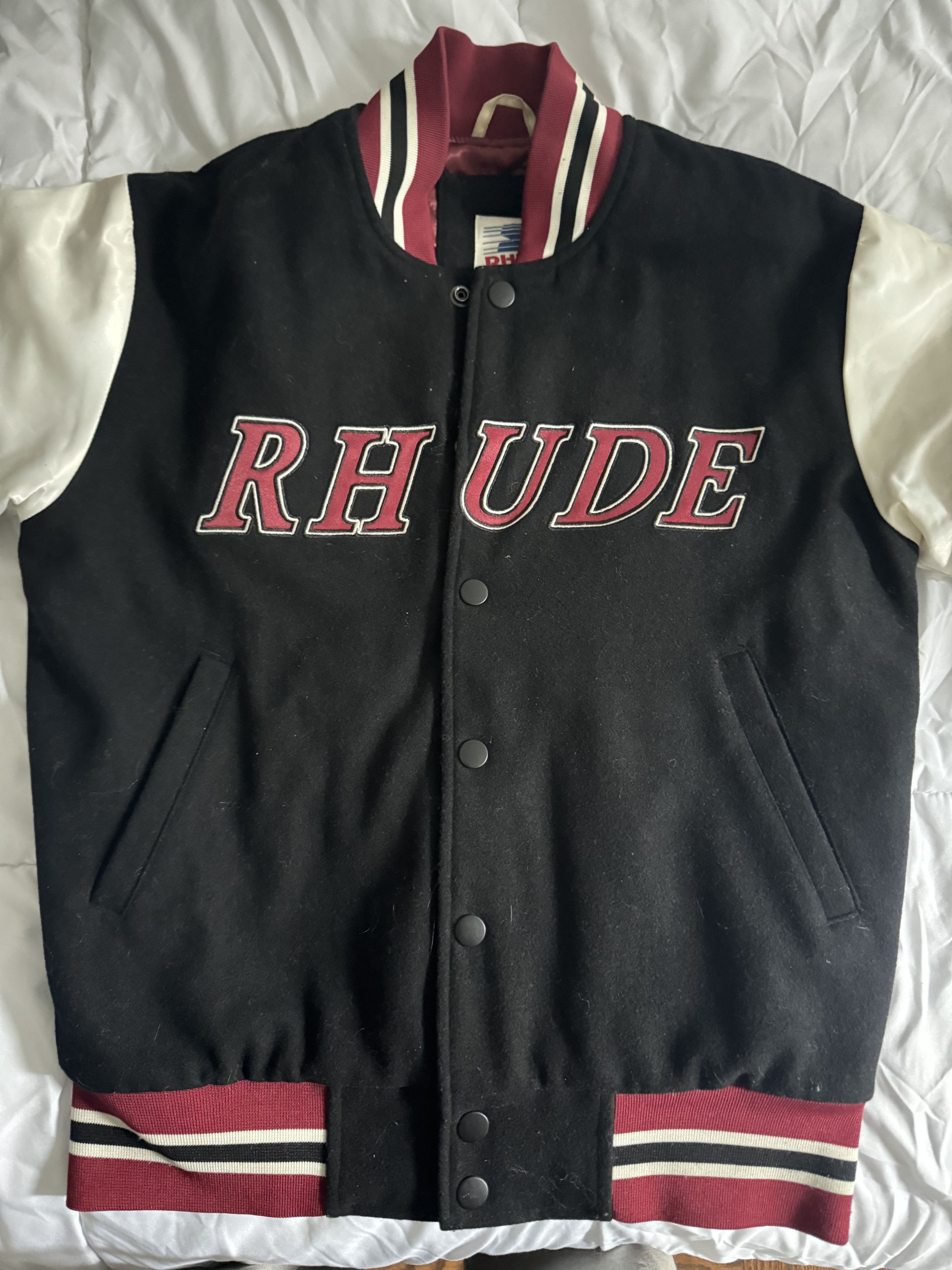 Rude × Starter Rhude Starter Varsity Jacket Size US S / EU 44-46 / 1 - 1 Thumbnail