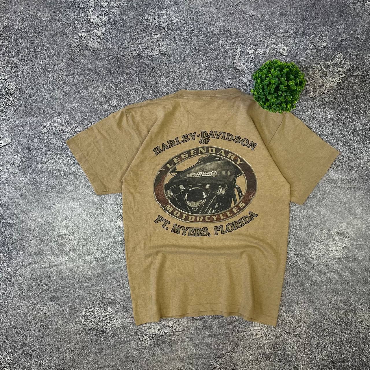 Harley Davidson Vintage 2000s Harley Dadidson Big Logo Florida Mens T-Shirt Size US M / EU 48-50 / 2 - 1 Thumbnail