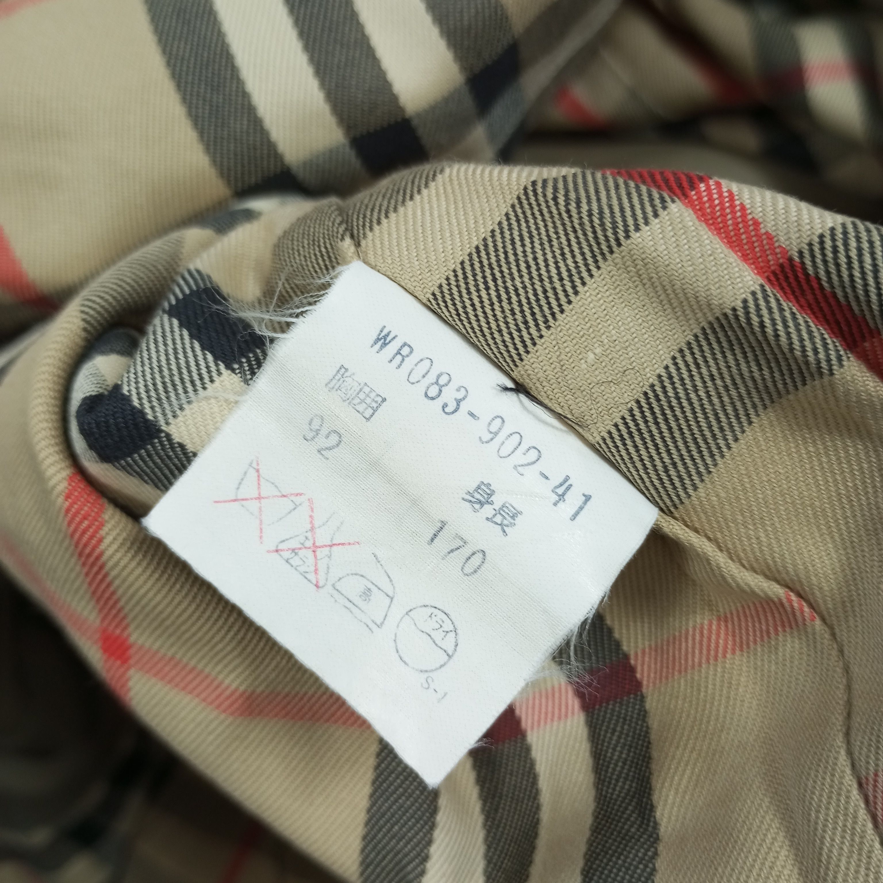 Burberry Burberrys Luxury Brand Nova Check Design Trench Jacket Size US M / EU 48-50 / 2 - 10 Thumbnail
