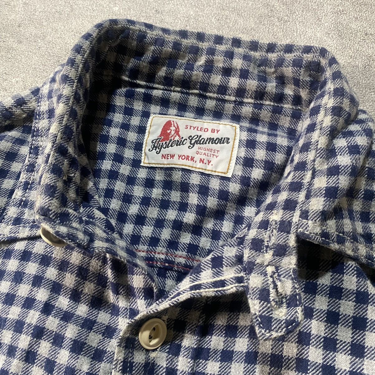 Hysteric Glamour Hysteric Glamour Gingham Double Pocket Chambray Size US S / EU 44-46 / 1 - 4 Thumbnail