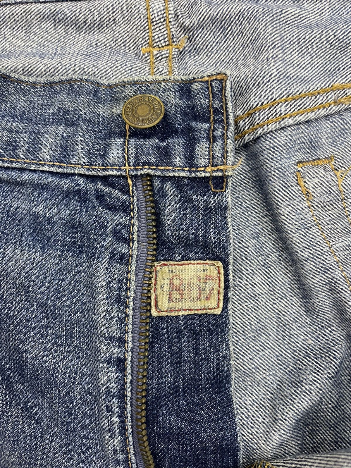 RRL Ralph Lauren Vintage Polo Ralph Lauren Baggy Distressed Denim Size US 36 / EU 52 - 8 Thumbnail