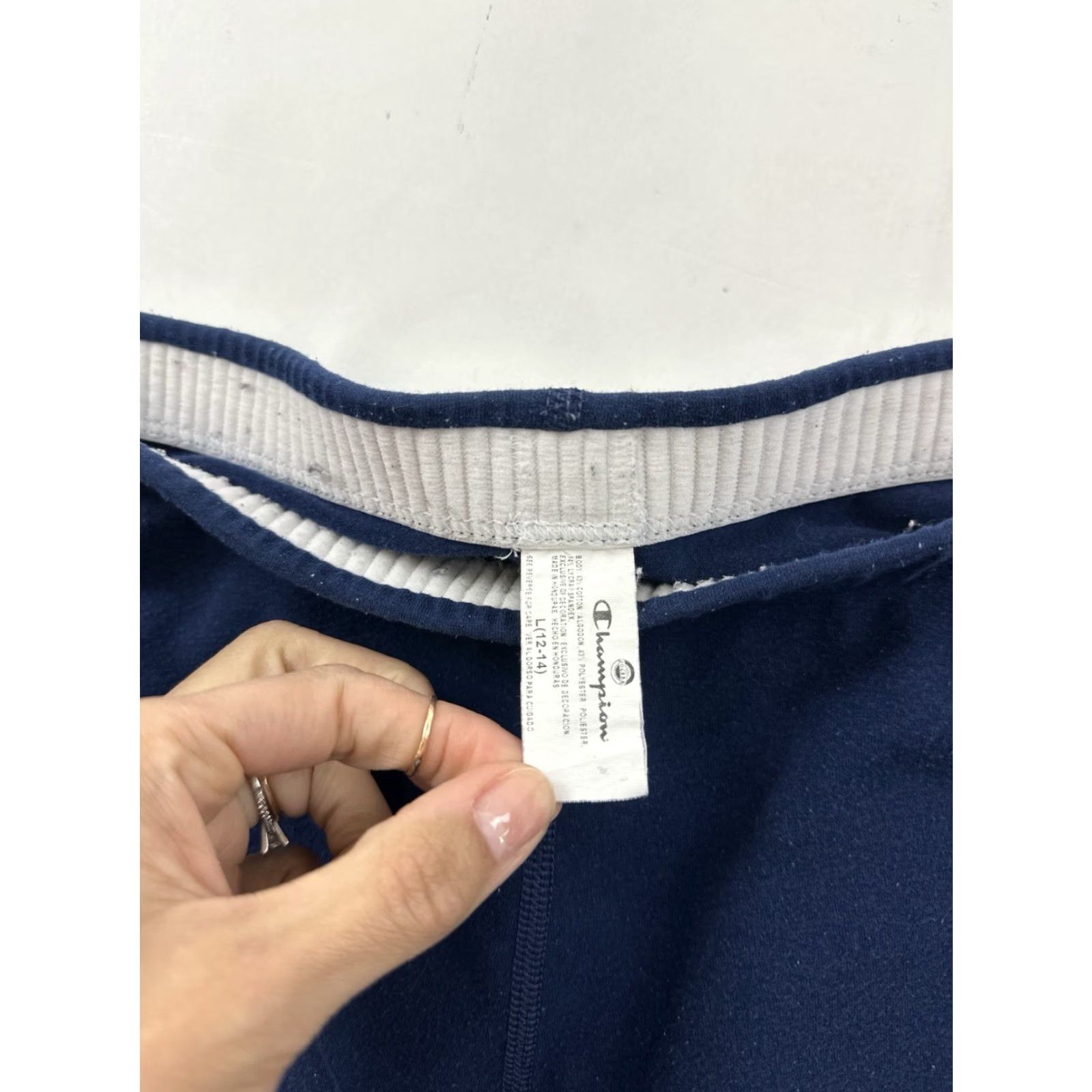 Champion VINTAGE Champion Shorts Women L Blue Volleyball Spandex Bike USA Athletic Size 36" / US 14 / IT 50 - 4 Thumbnail