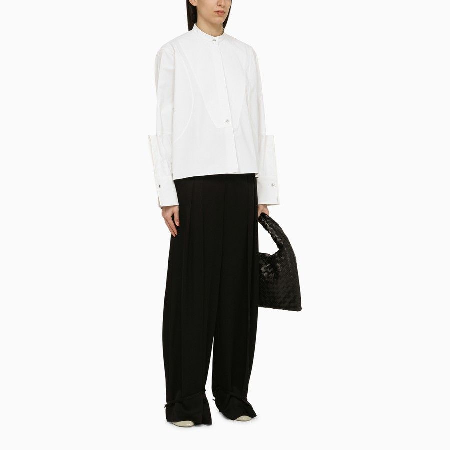 o1d2blof0824 Trousers With Belt in Black