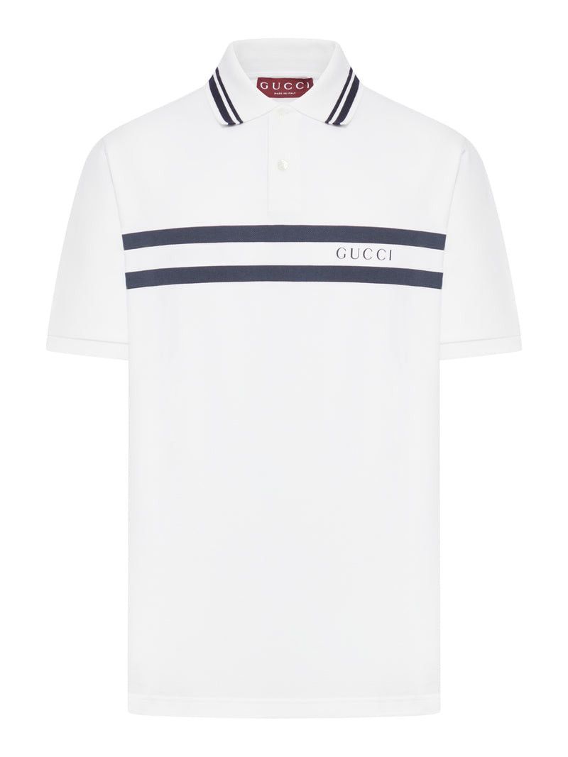 Gucci COTTON PIQUET POLO SHIRT Size US S / EU 44-46 / 1 - 1 Thumbnail