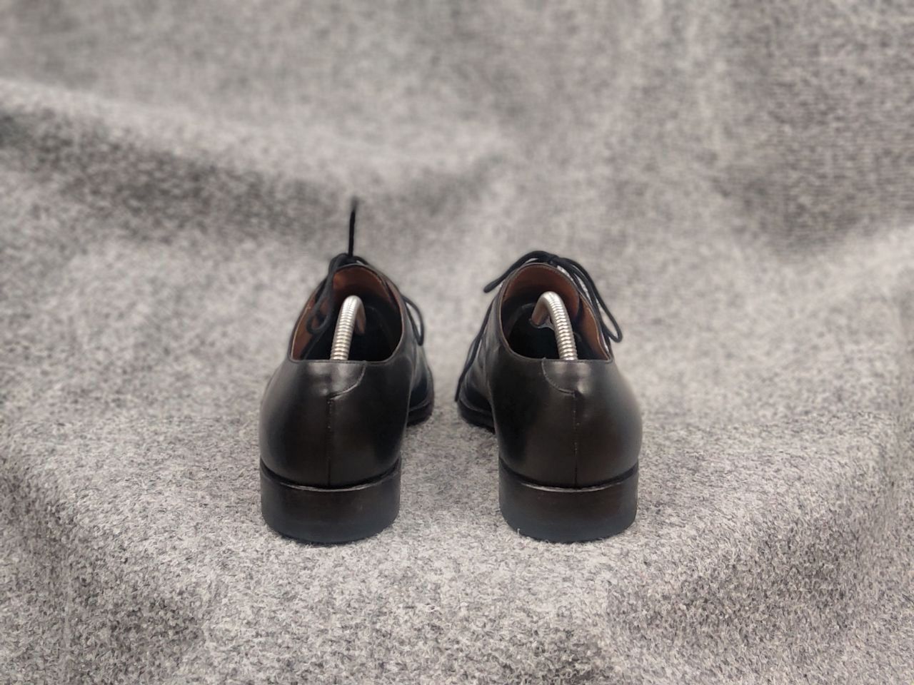 Carmina Carmina Albaladejo Black Calf Leather Cap Toe Oxford shoes Size US 10.5 / EU 43-44 - 10 Thumbnail