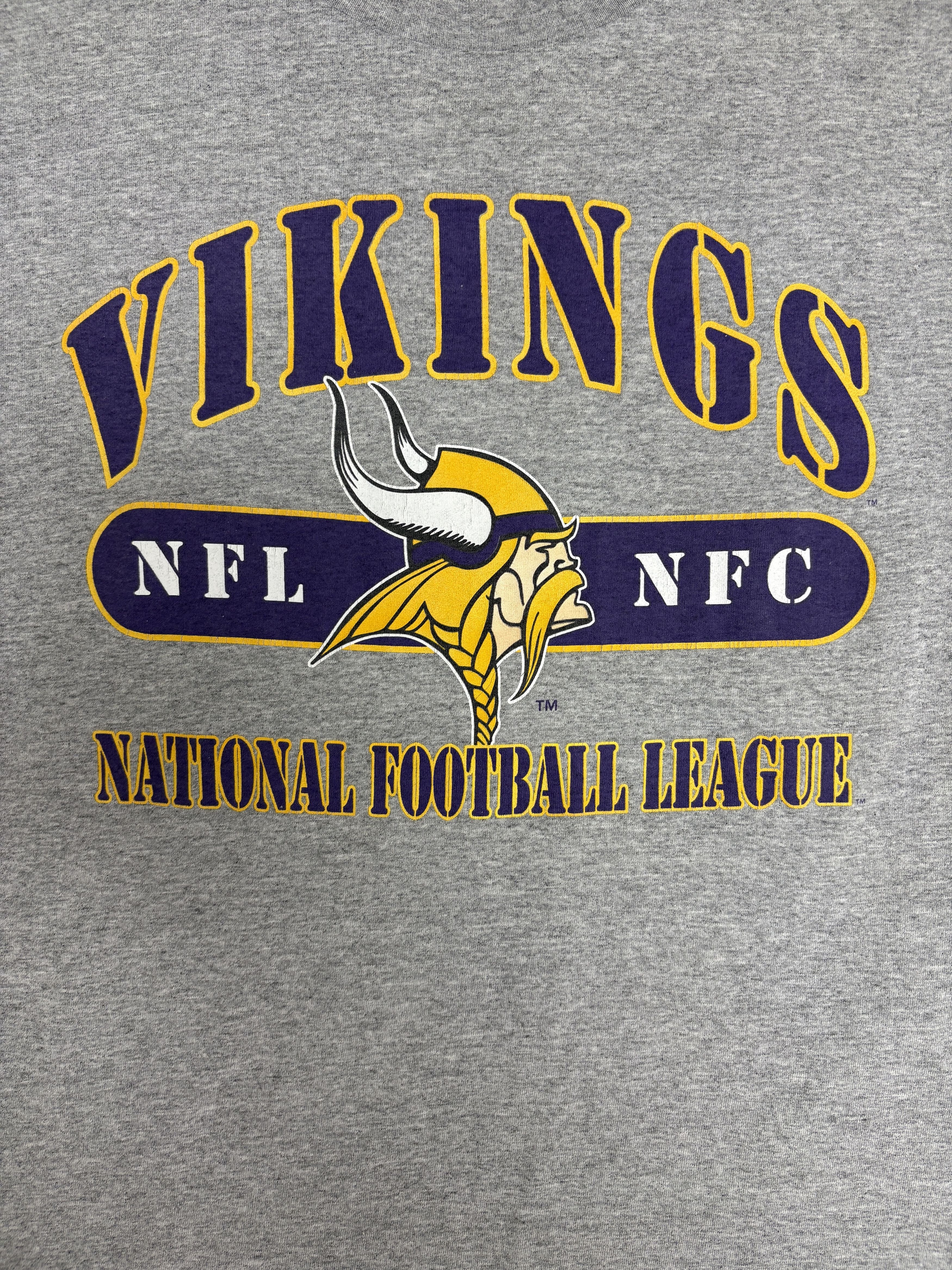 Vintage Minnesota Vikings Cris Carter Vintage Grey T-Shirt Tee Size US L / EU 52-54 / 3 - 2 Thumbnail