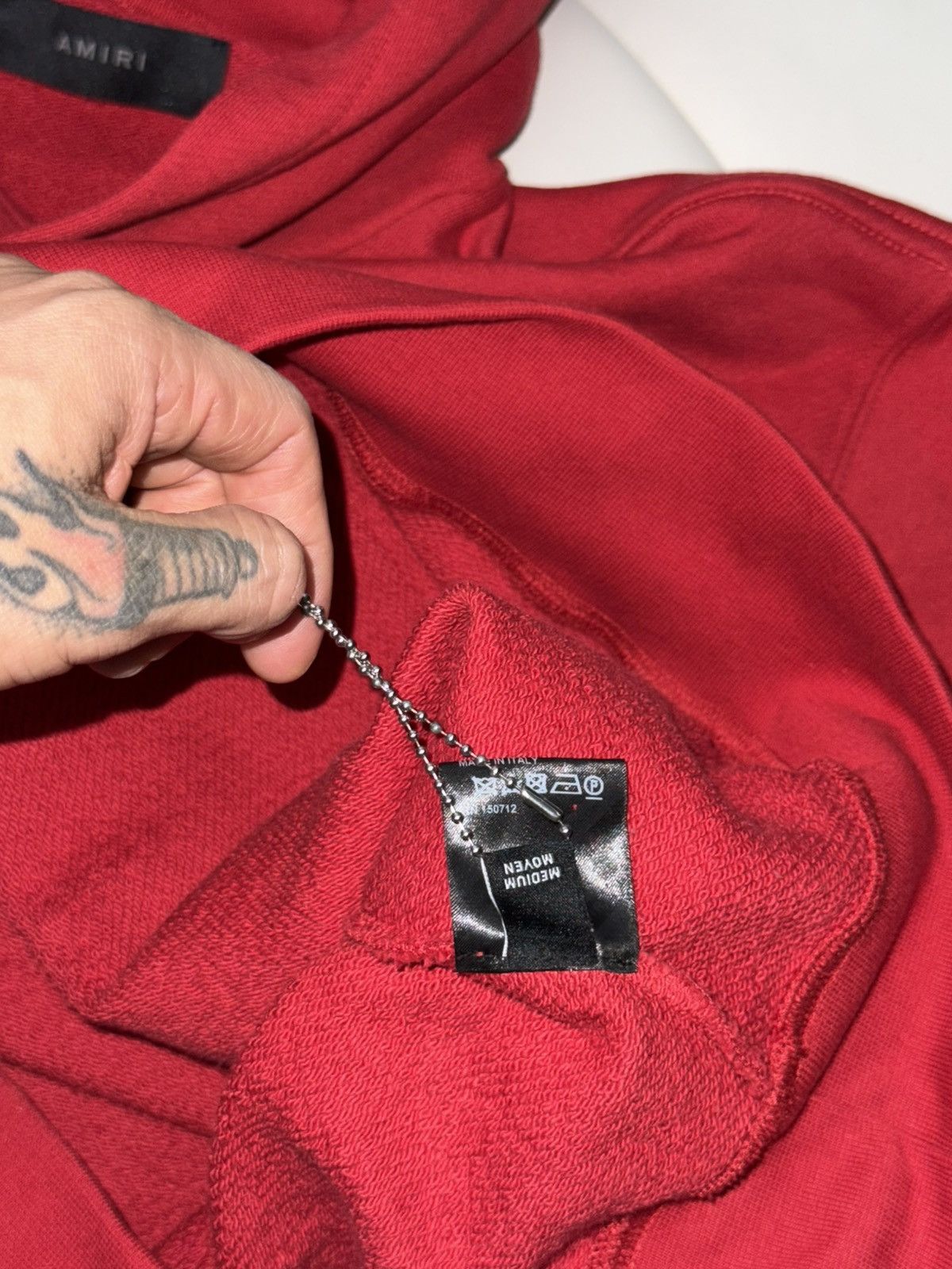 Amiri Amiri logo hoodie Size US M / EU 48-50 / 2 - 6 Thumbnail