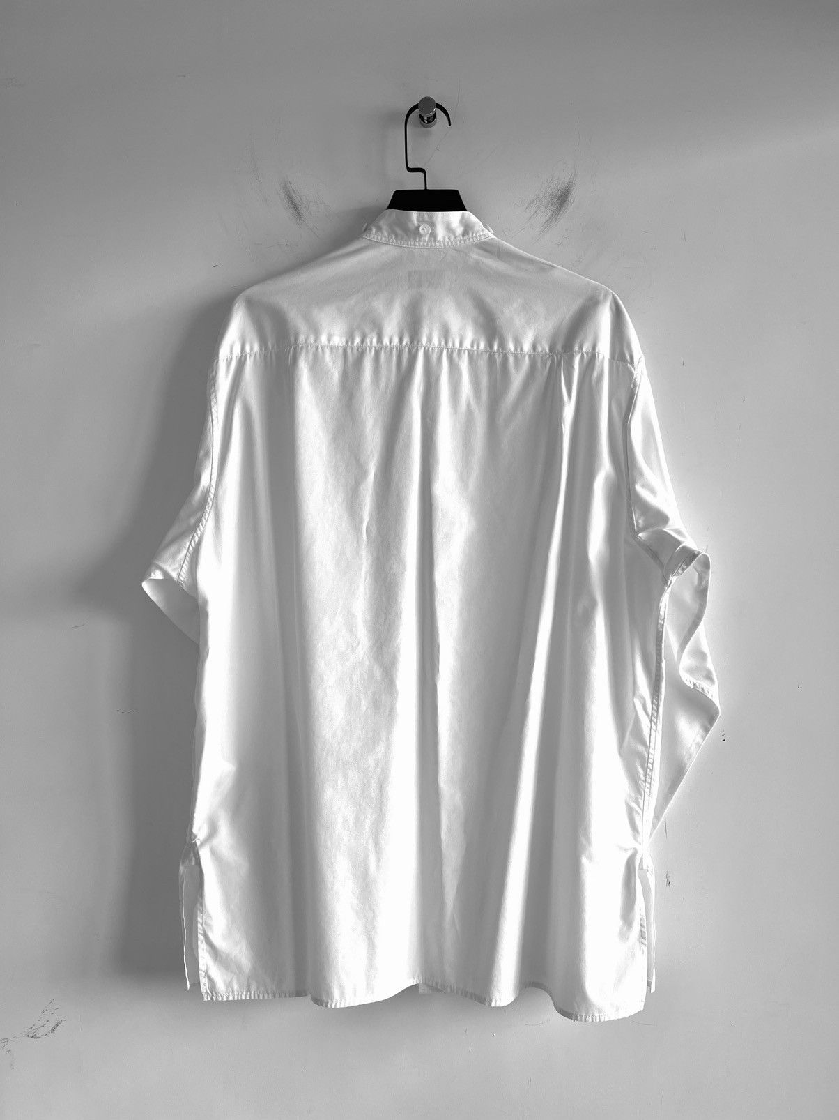 Yohji Yamamoto Yohji Yamamoto Pour Homme - POCKET BLOUSE STAND COLLAR SHIRT Size US M / EU 48-50 / 2 - 2 Thumbnail