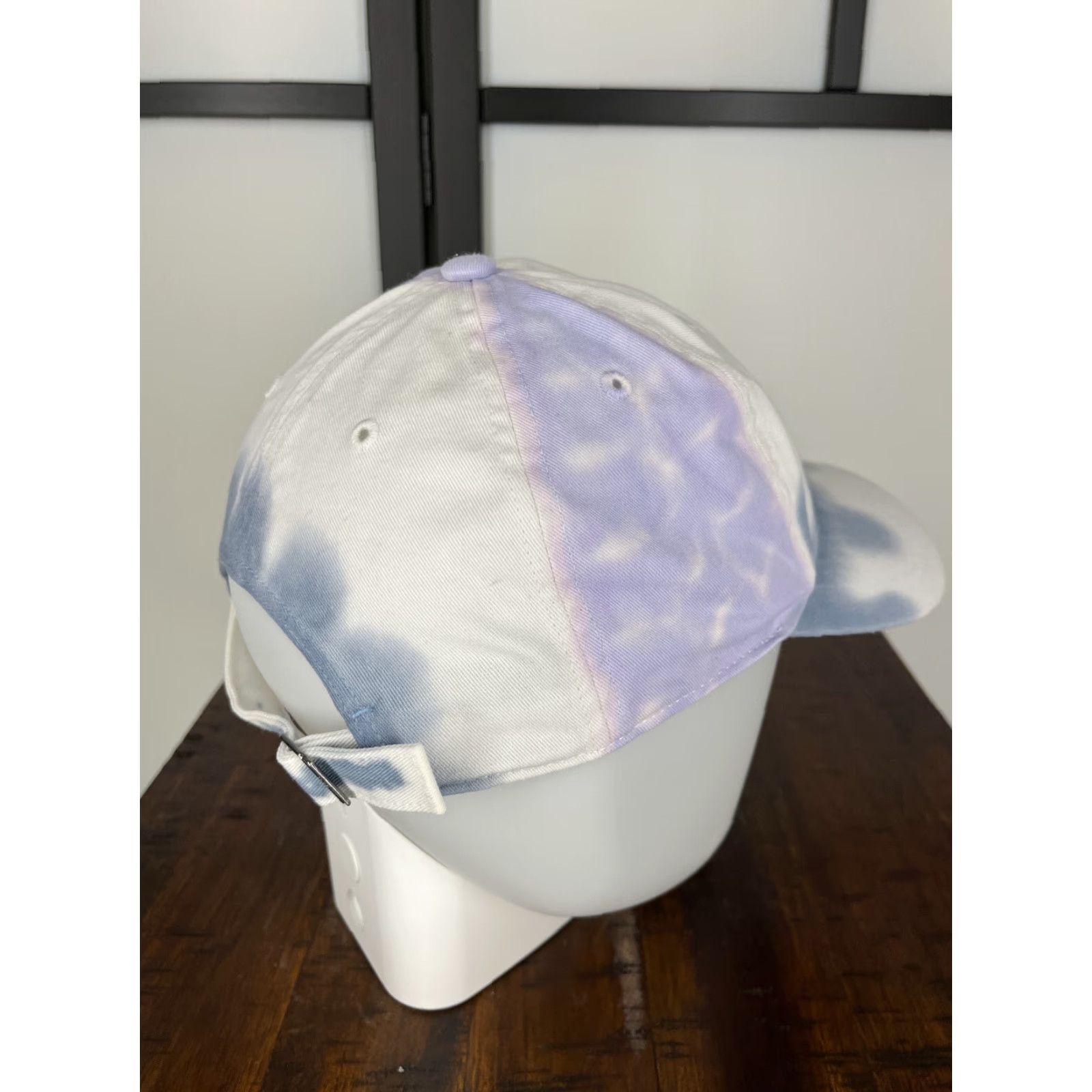Adidas Adidas Hat Cap Strap Back Adult One Size White Blue Tie Dye 100% Cotton Twill Logo Snapback Unisex Adults Hat Mens Womens Boys Girls Size ONE SIZE - 7 Thumbnail