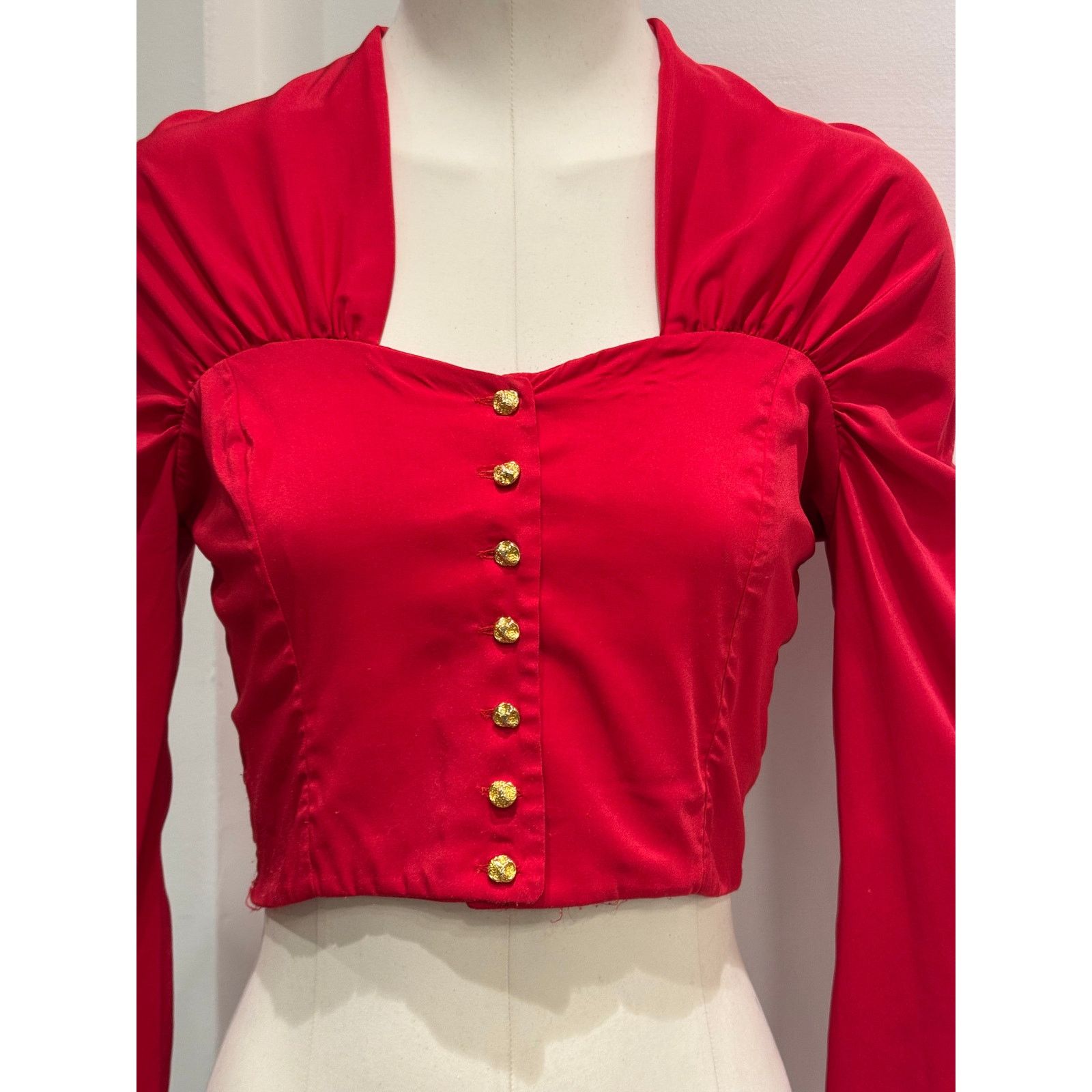 Dolce & Gabbana S/S1991 Dolce & Gabbana corseted crop top Size S / US 4 / IT 40 - 6 Thumbnail
