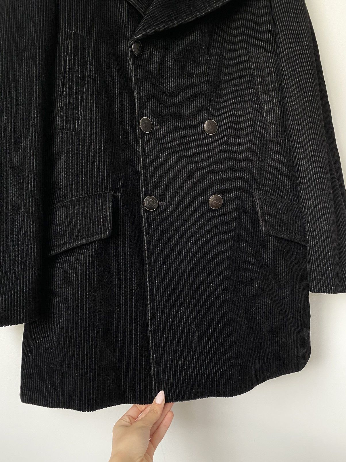 Versace Versace Classic V2 Corduroy Velvet Coat Jacket Size US L / EU 52-54 / 3 - 3 Thumbnail