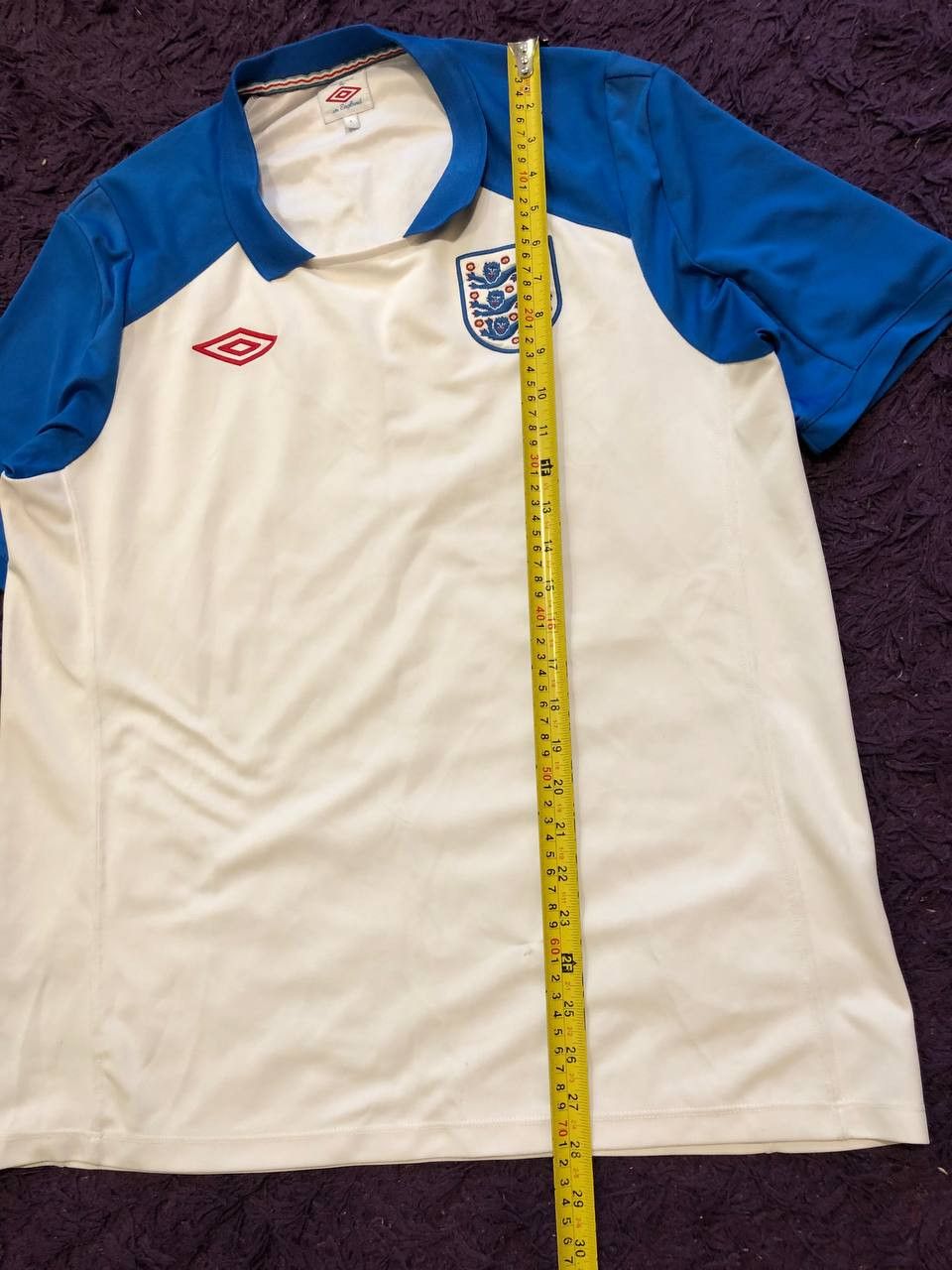 Umbro Vintage Streetwear T-Shirt Umbro white England football Size US L / EU 52-54 / 3 - 12 Thumbnail