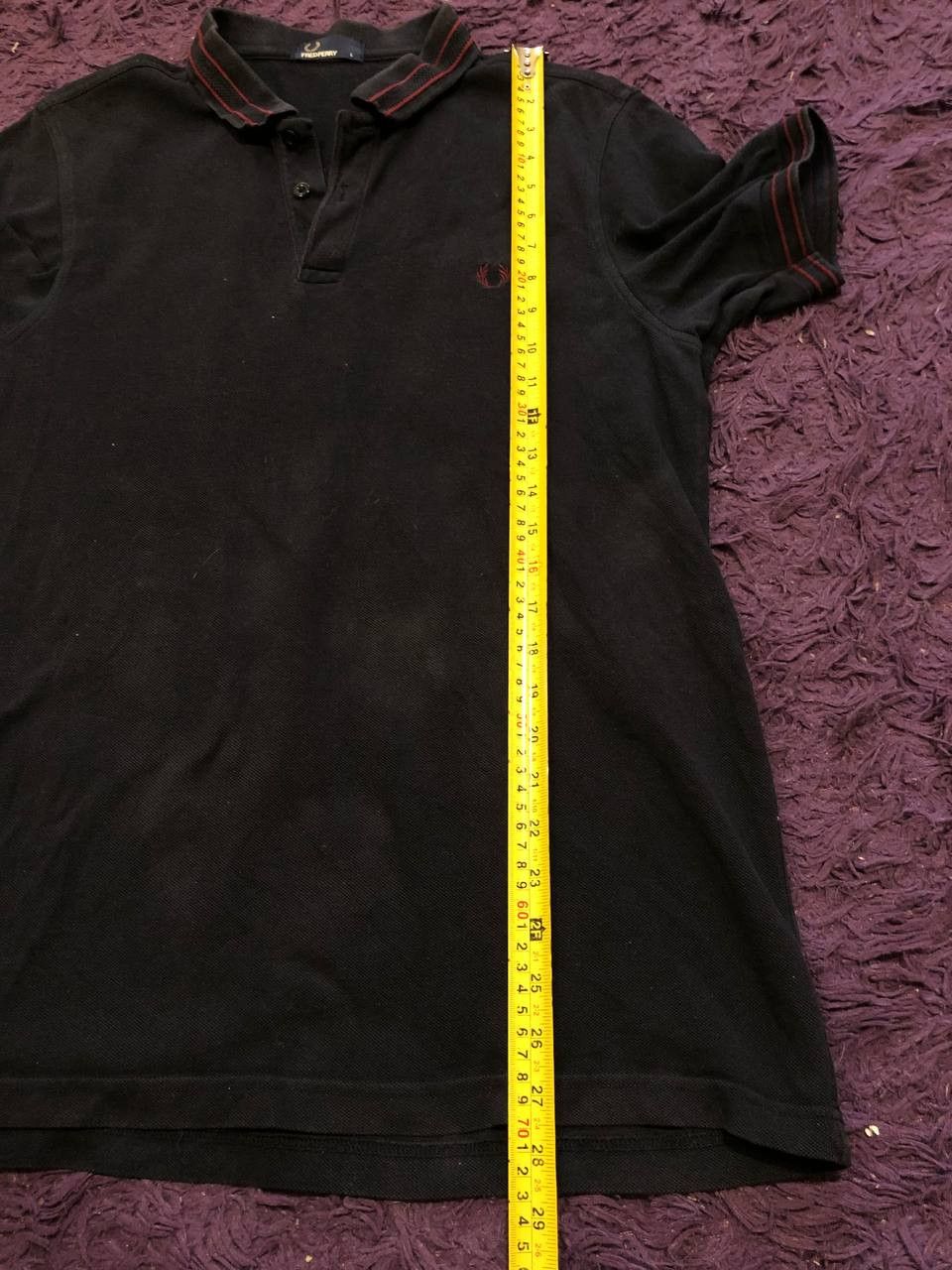 Fred Perry Black Polo Logo Fred Perry Streetwear Size L Y2K T-Shirt Size US L / EU 52-54 / 3 - 13 Thumbnail