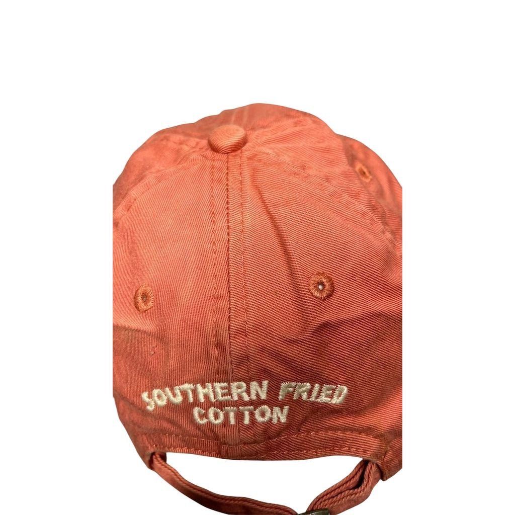 Southern Marsh Southern Fried Cotton Coral Dog Embroidered Hat Adjustable Size ONE SIZE - 6 Thumbnail