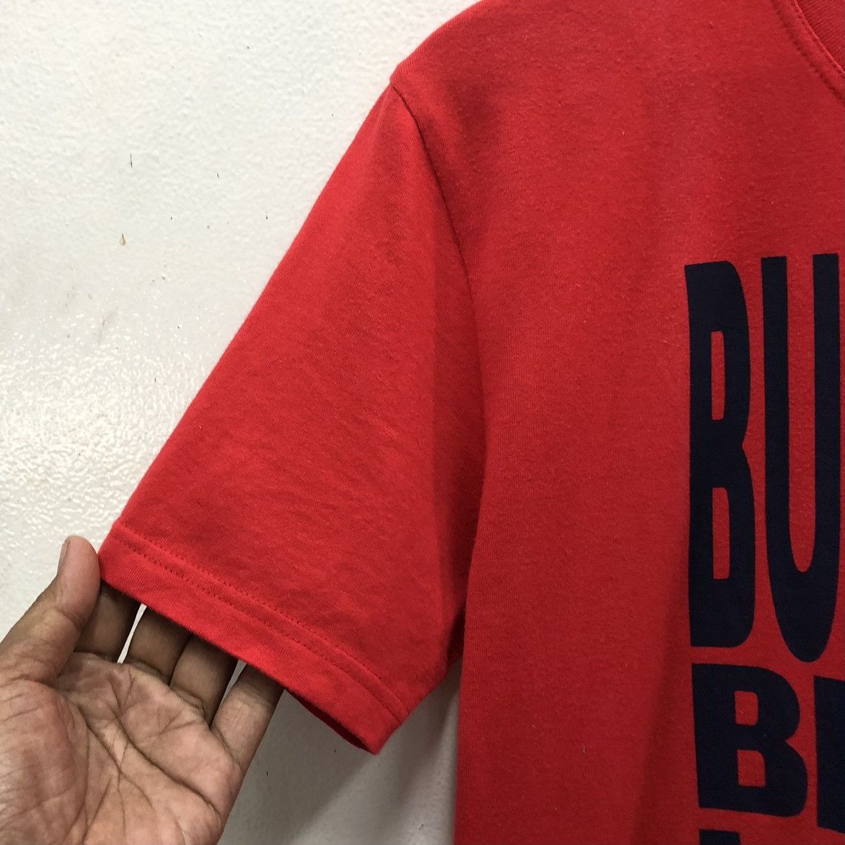 Burberry Burberry Black Label Spellout Embroidery Logo Shirt Japan Size US S / EU 44-46 / 1 - 6 Thumbnail