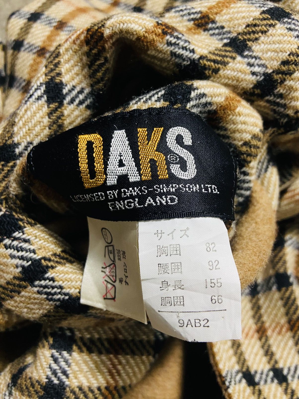 DAKS Daks England Reversible Wool Jacket Size M / US 6-8 / IT 42-44 - 11 Thumbnail