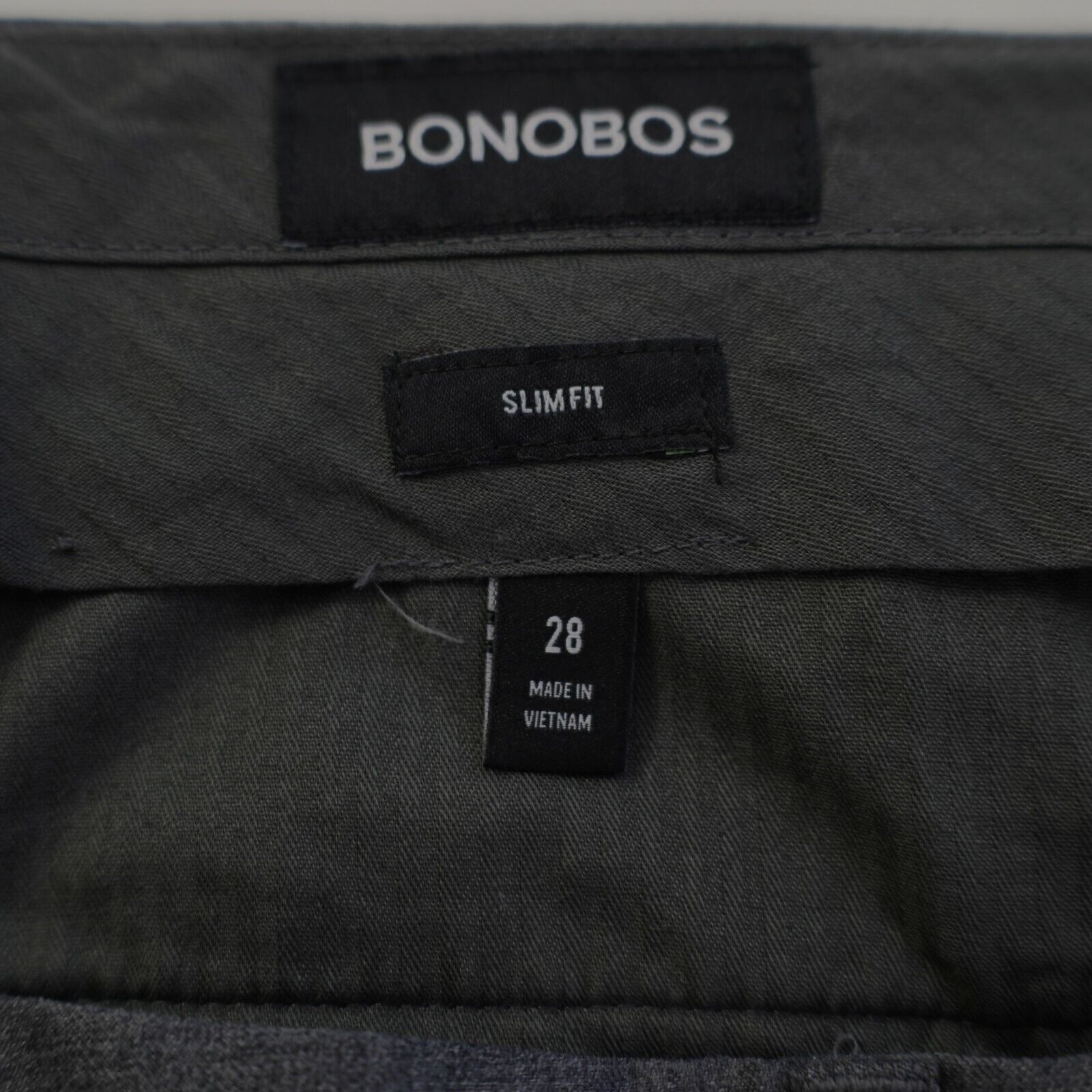Bonobos DAMAGED Bonobos Slim Fit Wool Gray Dress Pants 28/33 Size 28 Size 28" / US 6 / IT 42 - 6 Thumbnail
