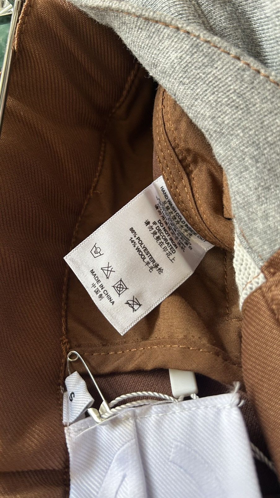 Telfar Cropped pants with sweat panel Size US 28 / EU 44 - 7 Thumbnail