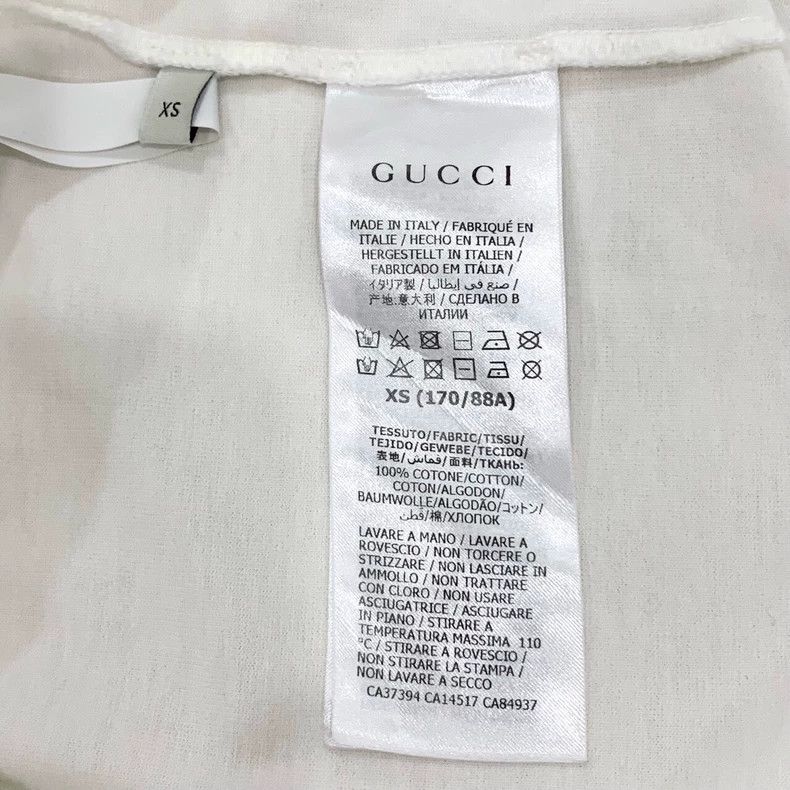 Gucci Gucci Logo printed round-neck beige cotton short-sleeved T- Size US XS / EU 42 / 0 - 6 Thumbnail