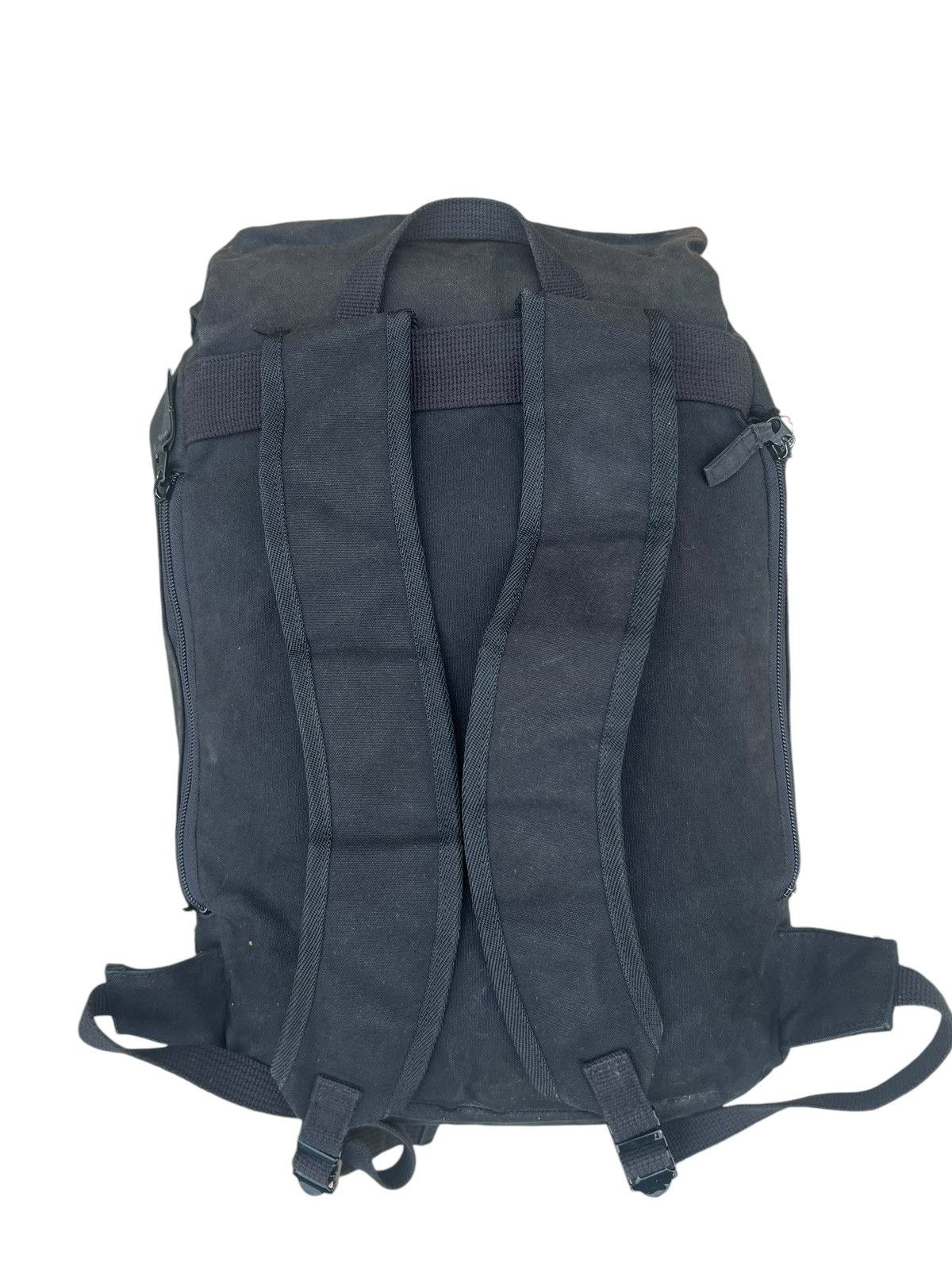 Vintage 6Shiki Japan Sun Fade Black Canvas Backpack Bag Size ONE SIZE - 11 Thumbnail